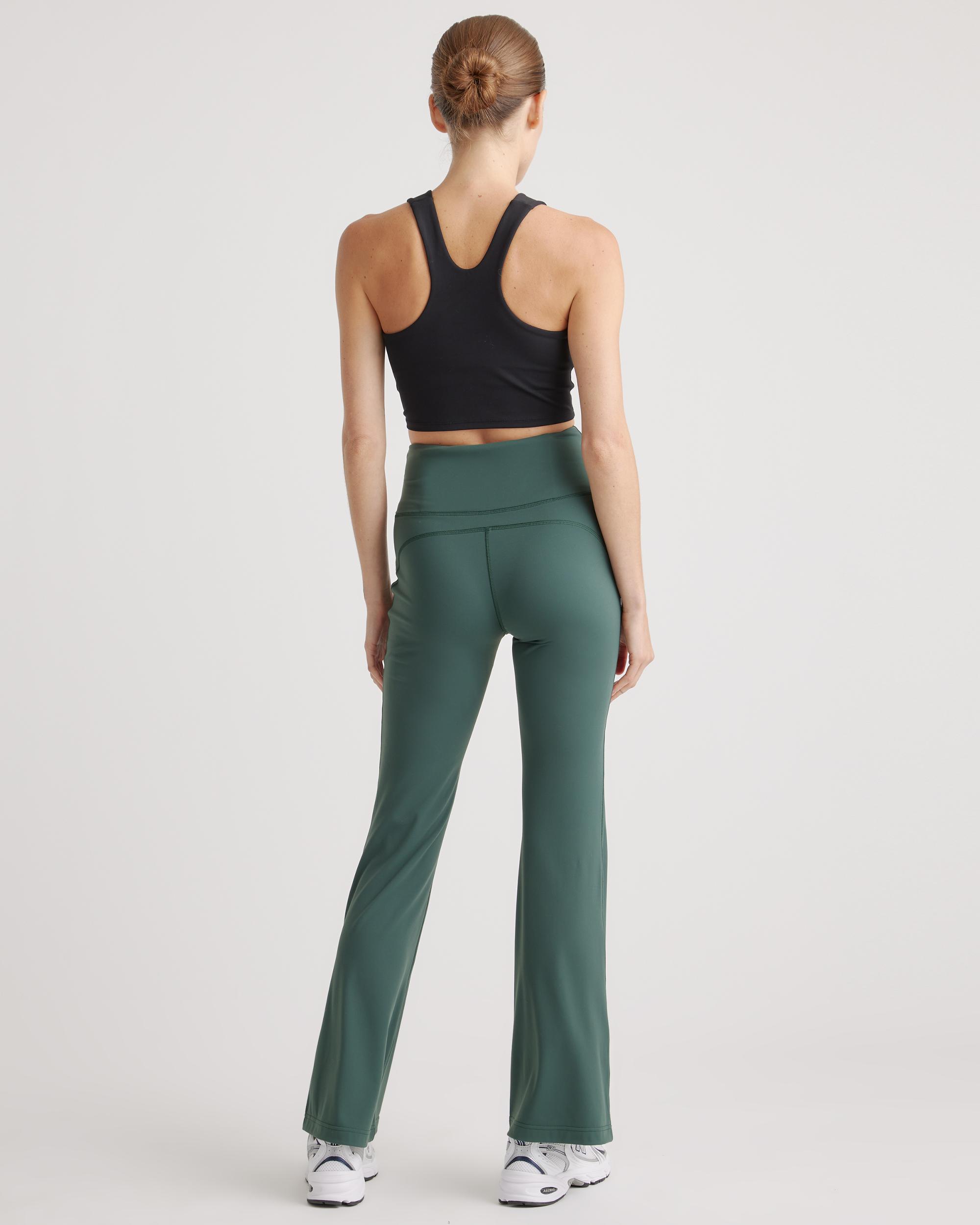 Quince | Women's Ultra-Form High-Rise Flared Pants Size XL, Nylon/Spandex Product Image