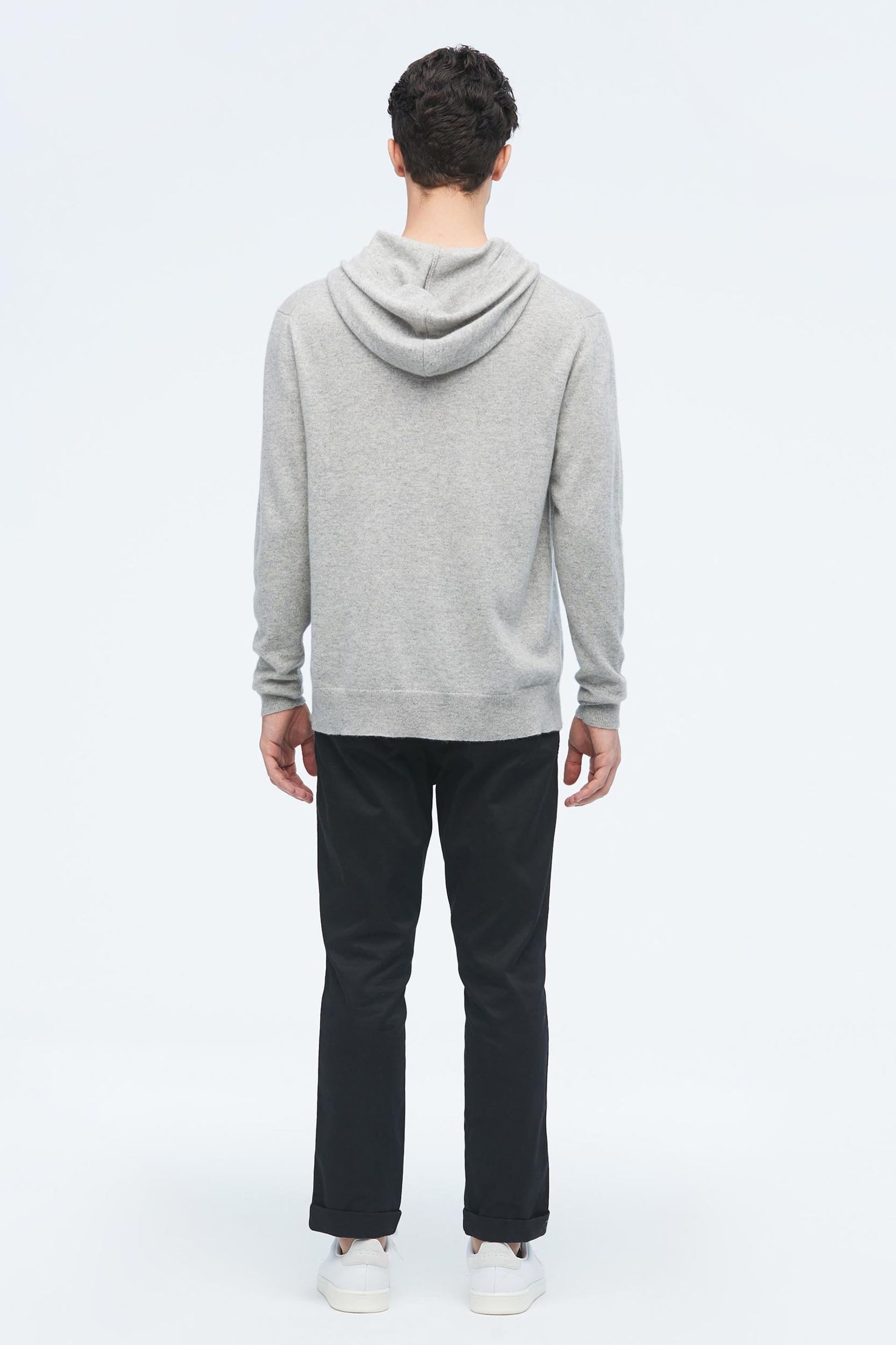 Cashmere Pullover Hoodie For Men Product Image