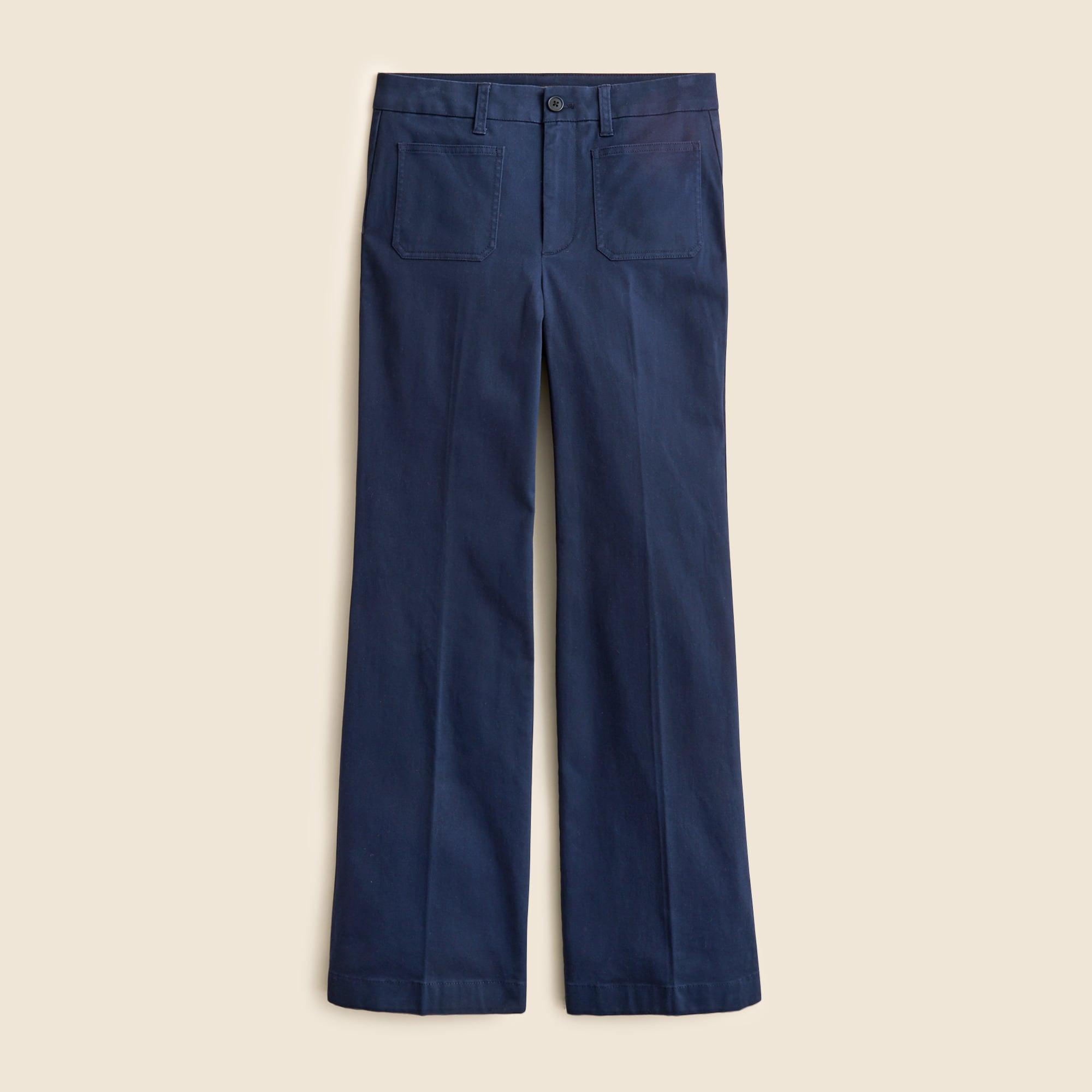 Charley kickout cropped pant in chino Product Image