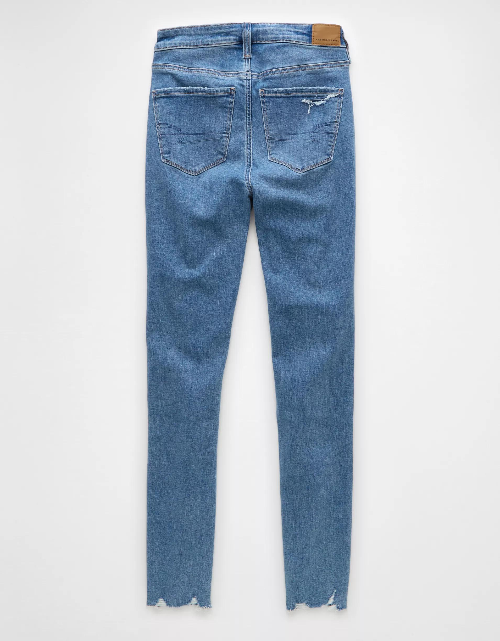 AE Next Level Super High-Waisted Ripped Jegging Product Image