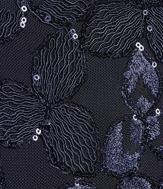 Le Bos Embroidered 3/4 Sleeve Square Neck 2-Piece Jacket Dress Product Image