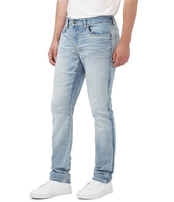Buffalo David Bitton Slim Ash Mid Blue Jeans Product Image