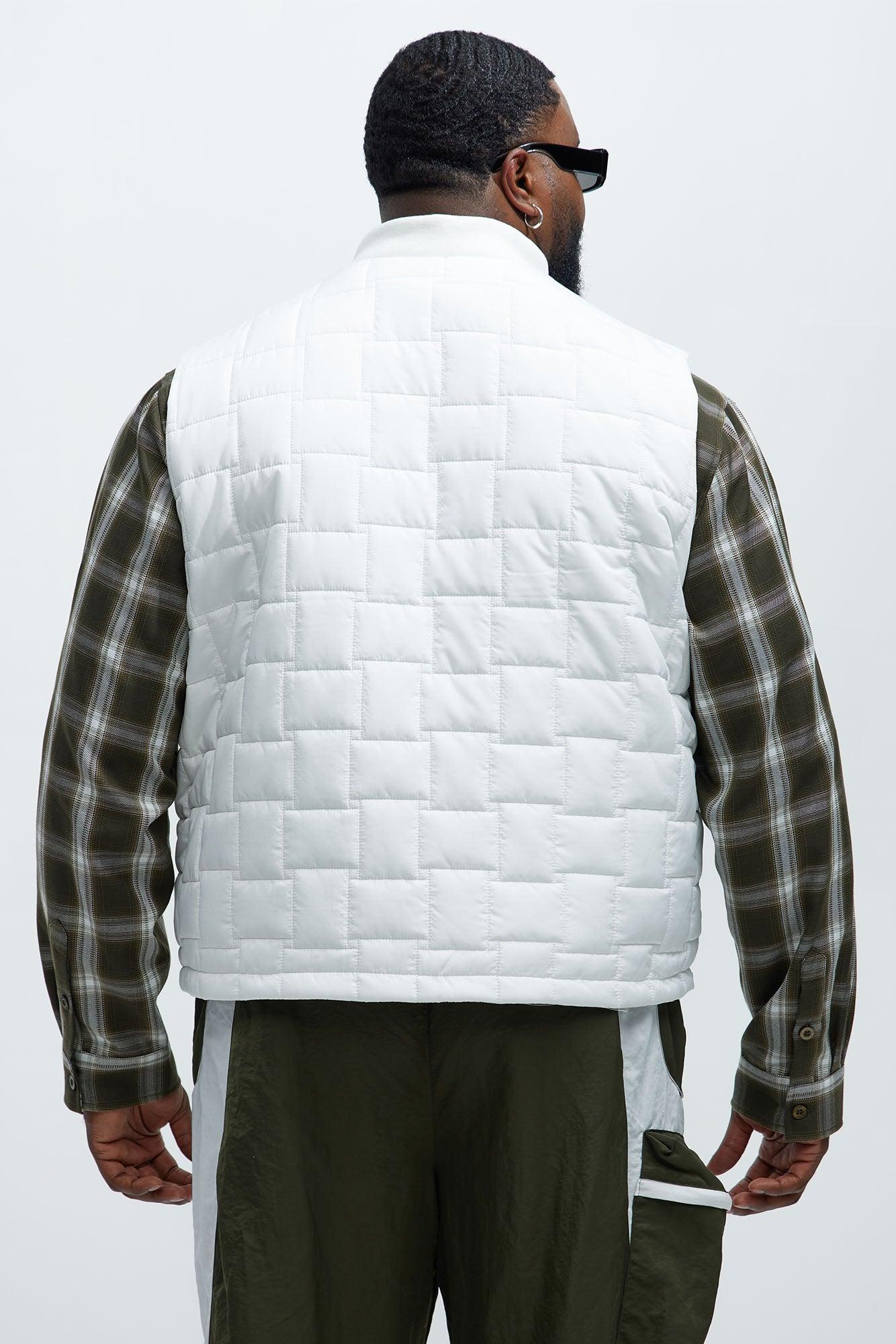 Scottie Quilted Vest - White Product Image