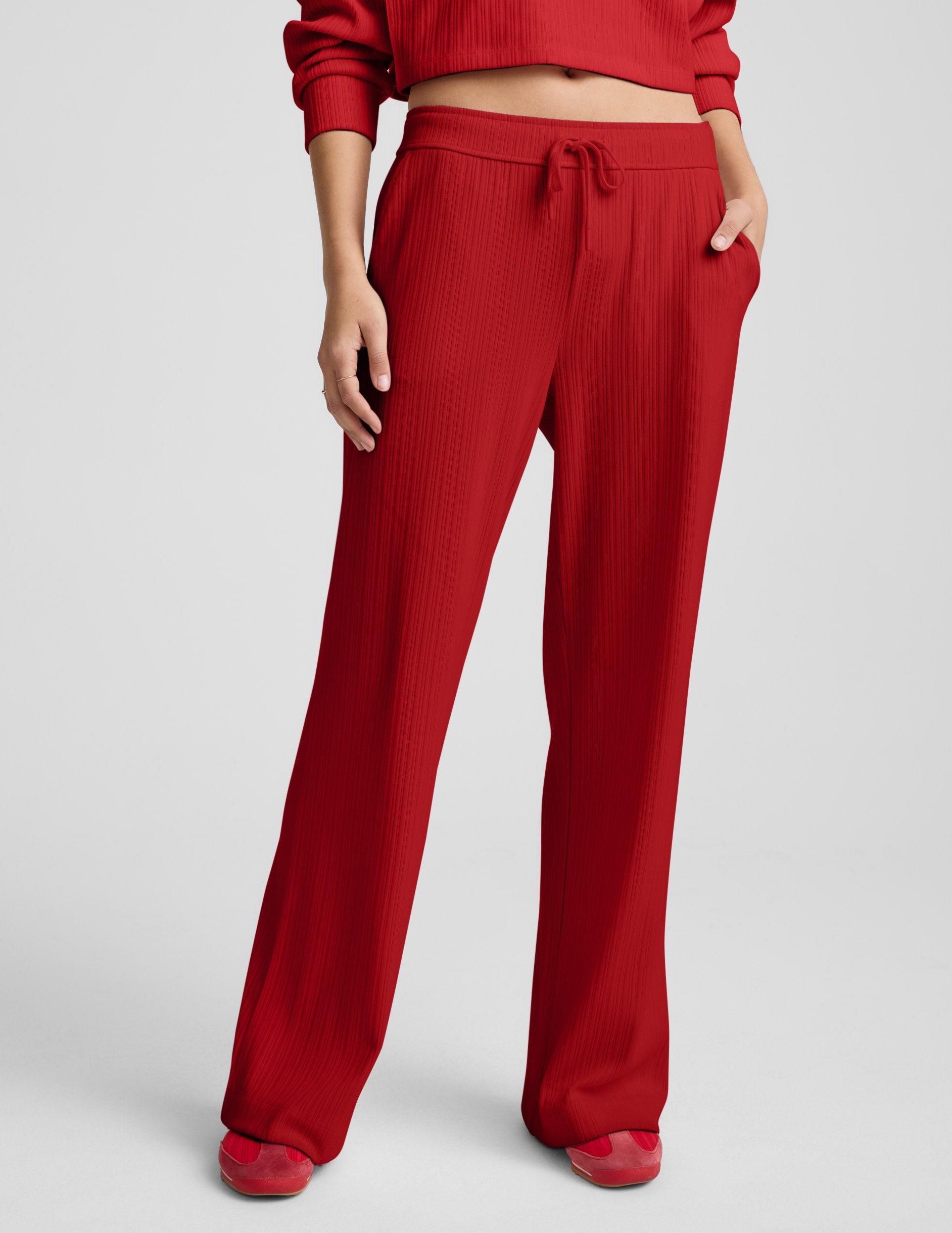 Breathe Easy Ribbed Wide Leg Pant Product Image