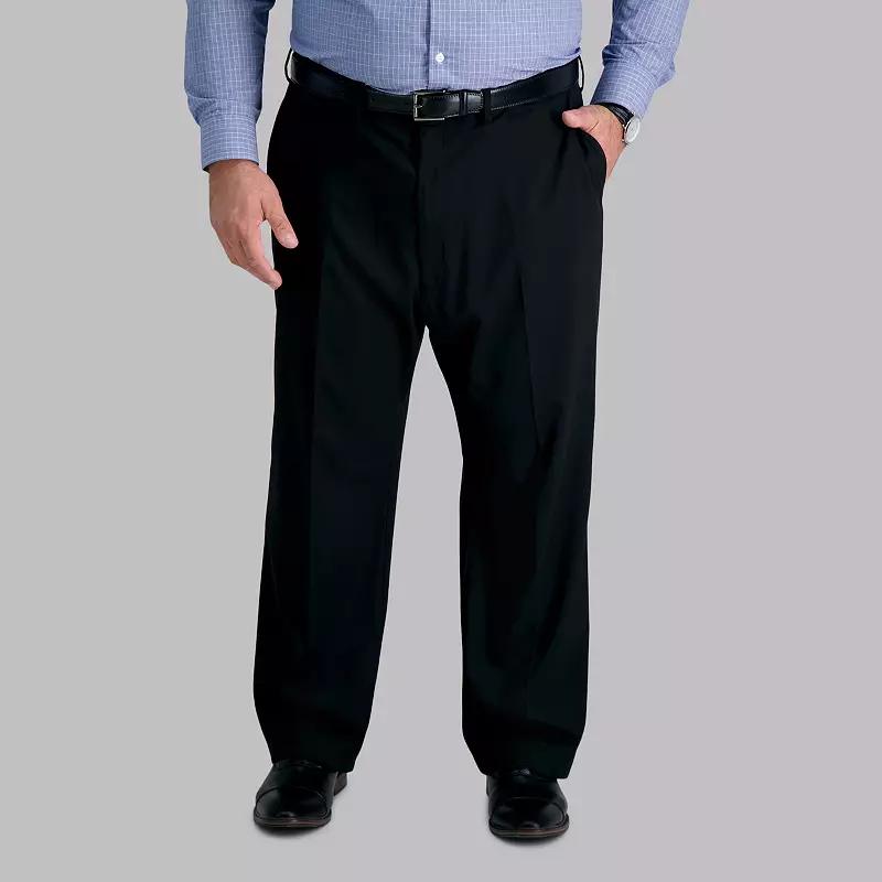 Big & Tall J.M. Haggar Premium Classic-Fit Sharkskin Stretch Flat-Front Suit Pants, Men's,  Product Image