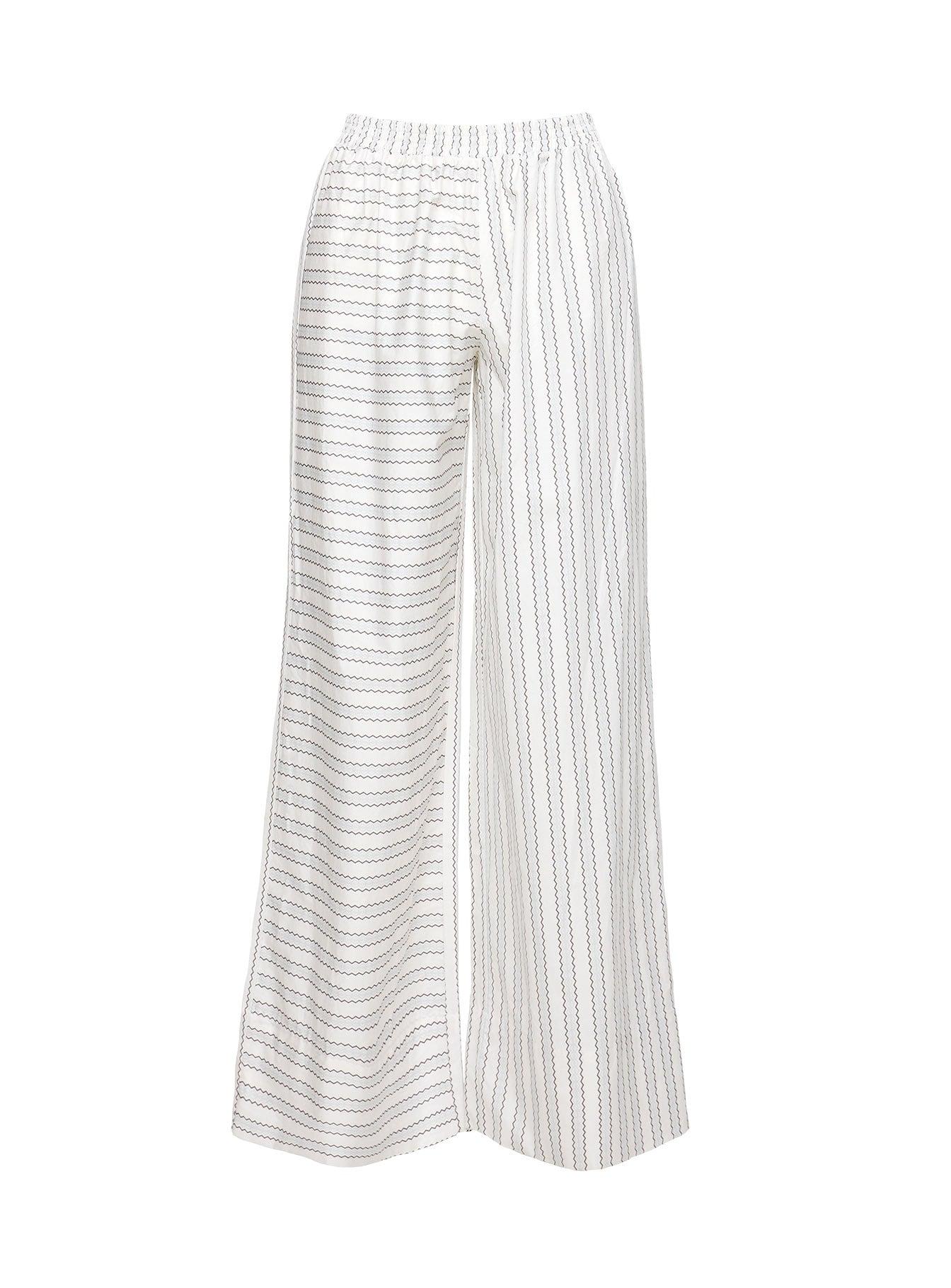 Boarder Pants White Stripe Product Image