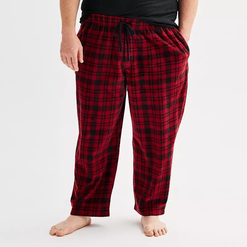 Big & Tall Sonoma Goods For Life® Microfleece Pajama Pants, Men's,  Product Image