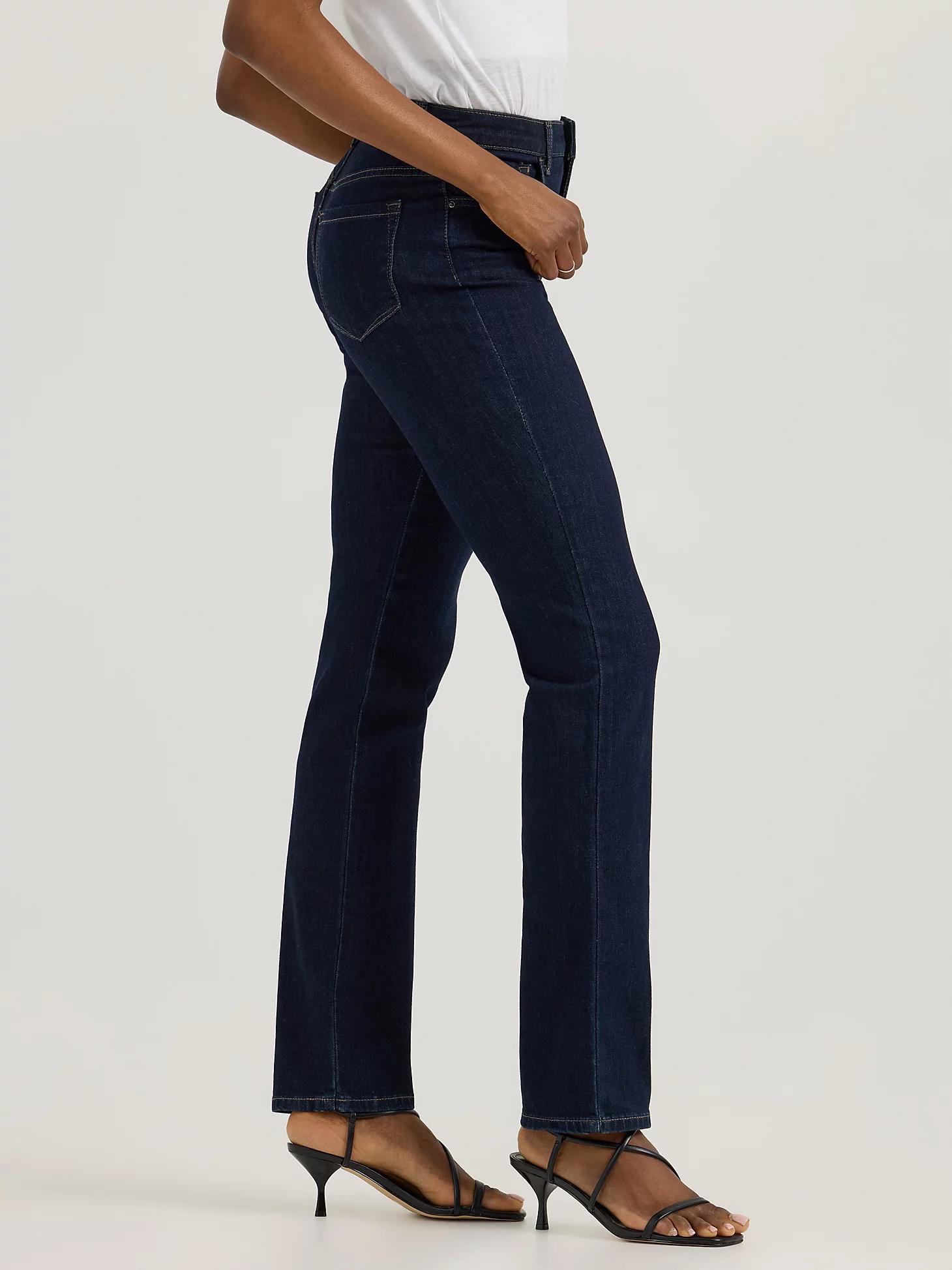 Women's Instantly Slims Relaxed Fit Straight Leg Jean | Women's Jeans | Lee® Product Image
