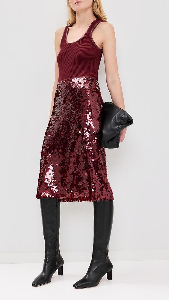 Vince Lucite Paillettes Skirt | Shopbop Product Image