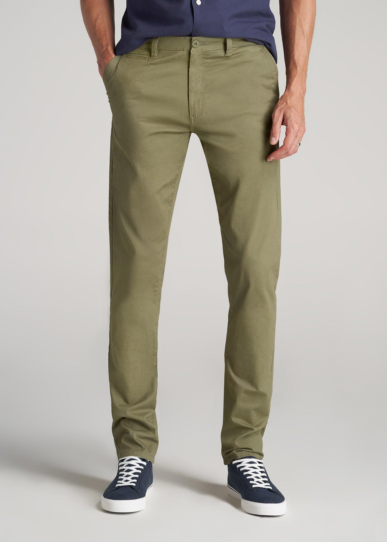 Carman TAPERED Chinos for Tall Men in Black Male Product Image