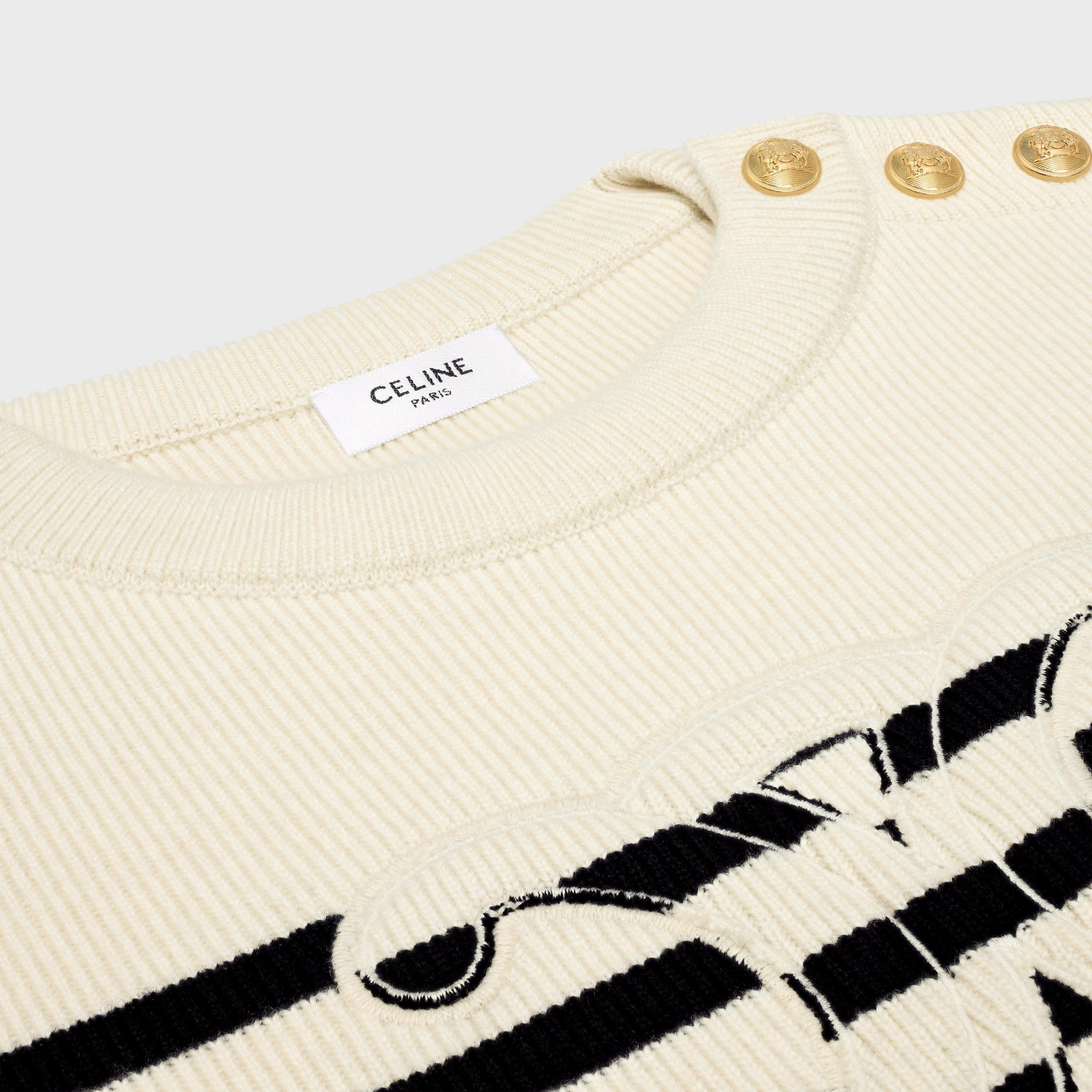 crew neck sweater IN wool cashmere Product Image