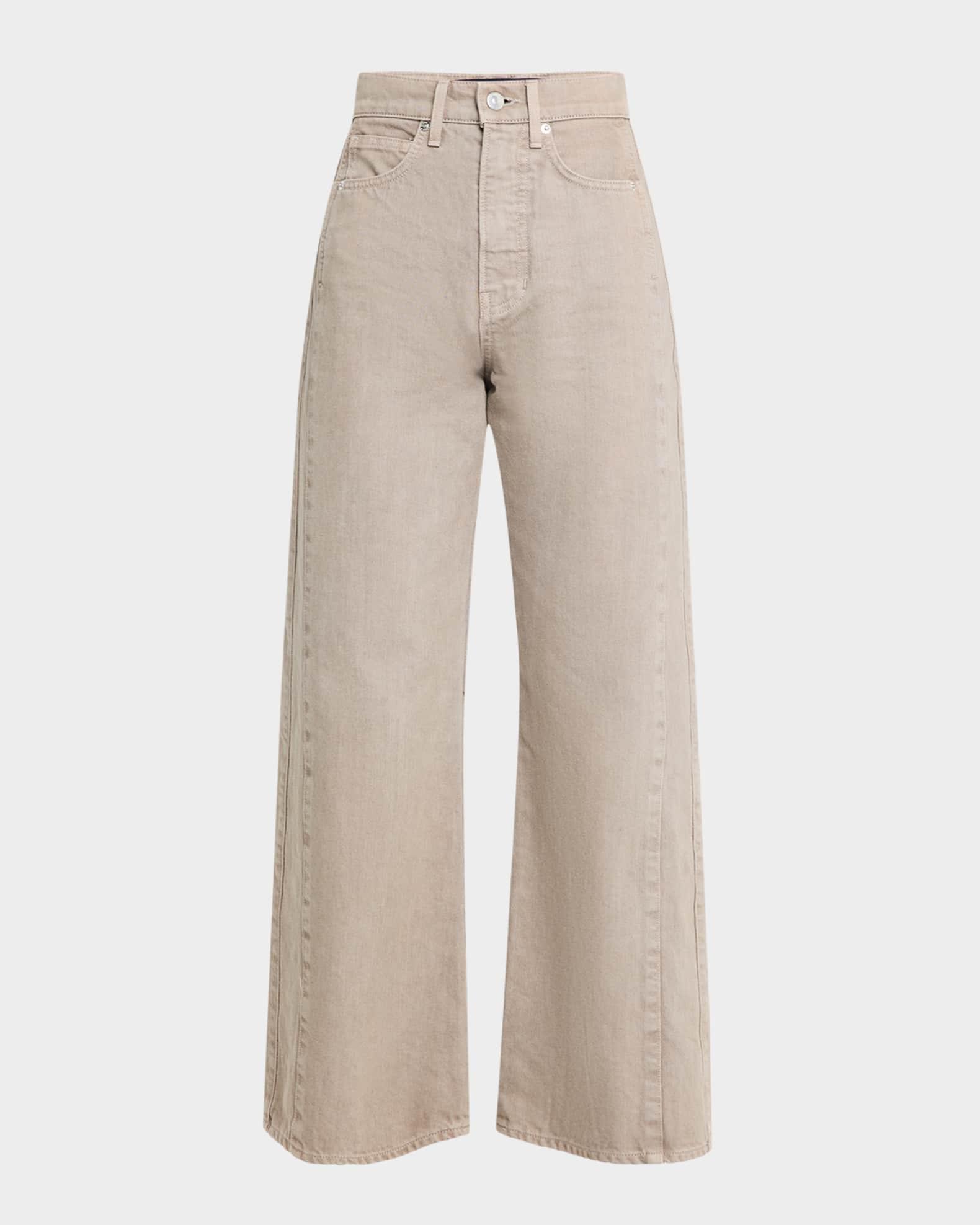 Taylor Crop High-Rise Wide Jeans Product Image