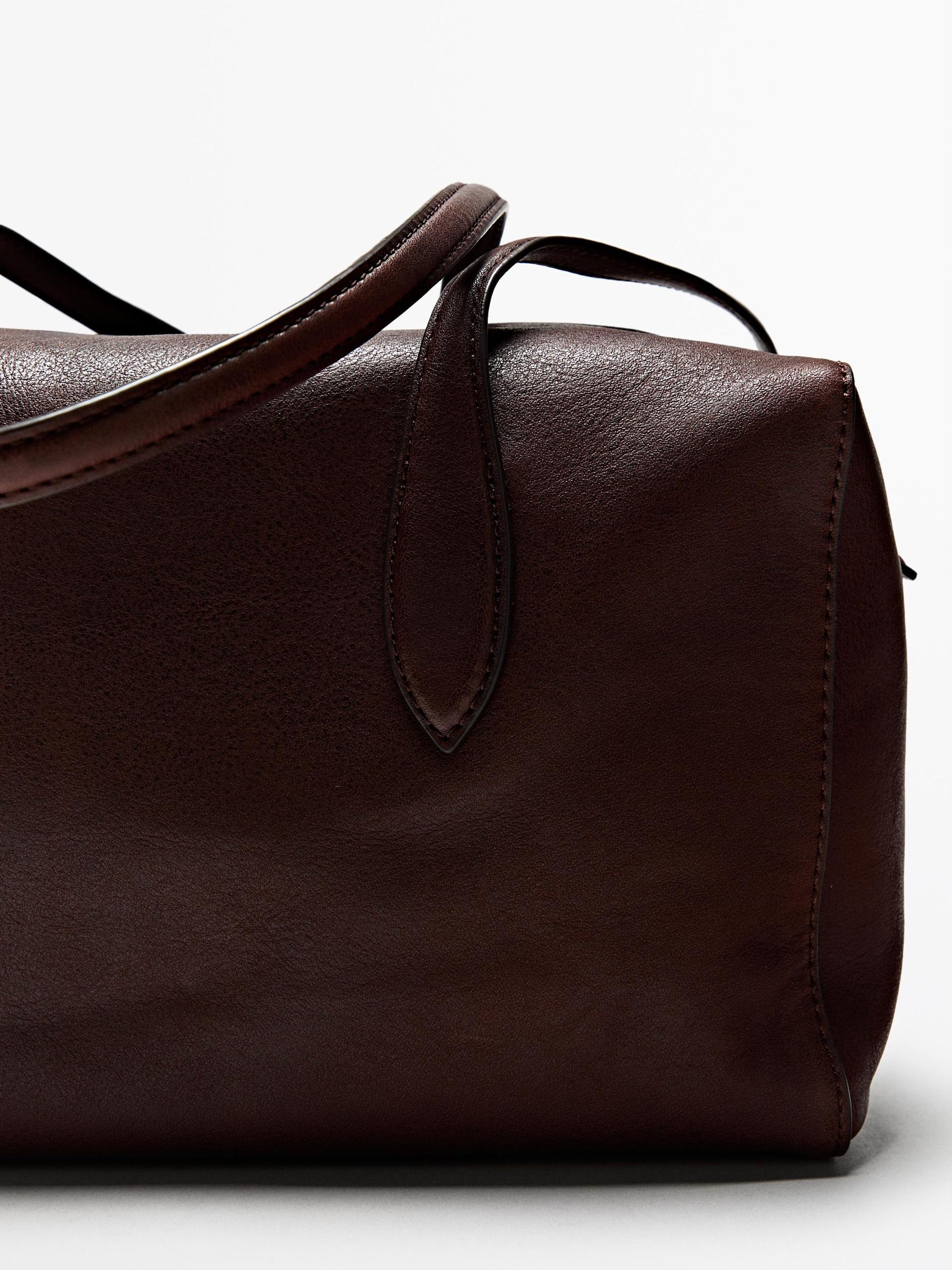 Nappa leather satchel bag Product Image