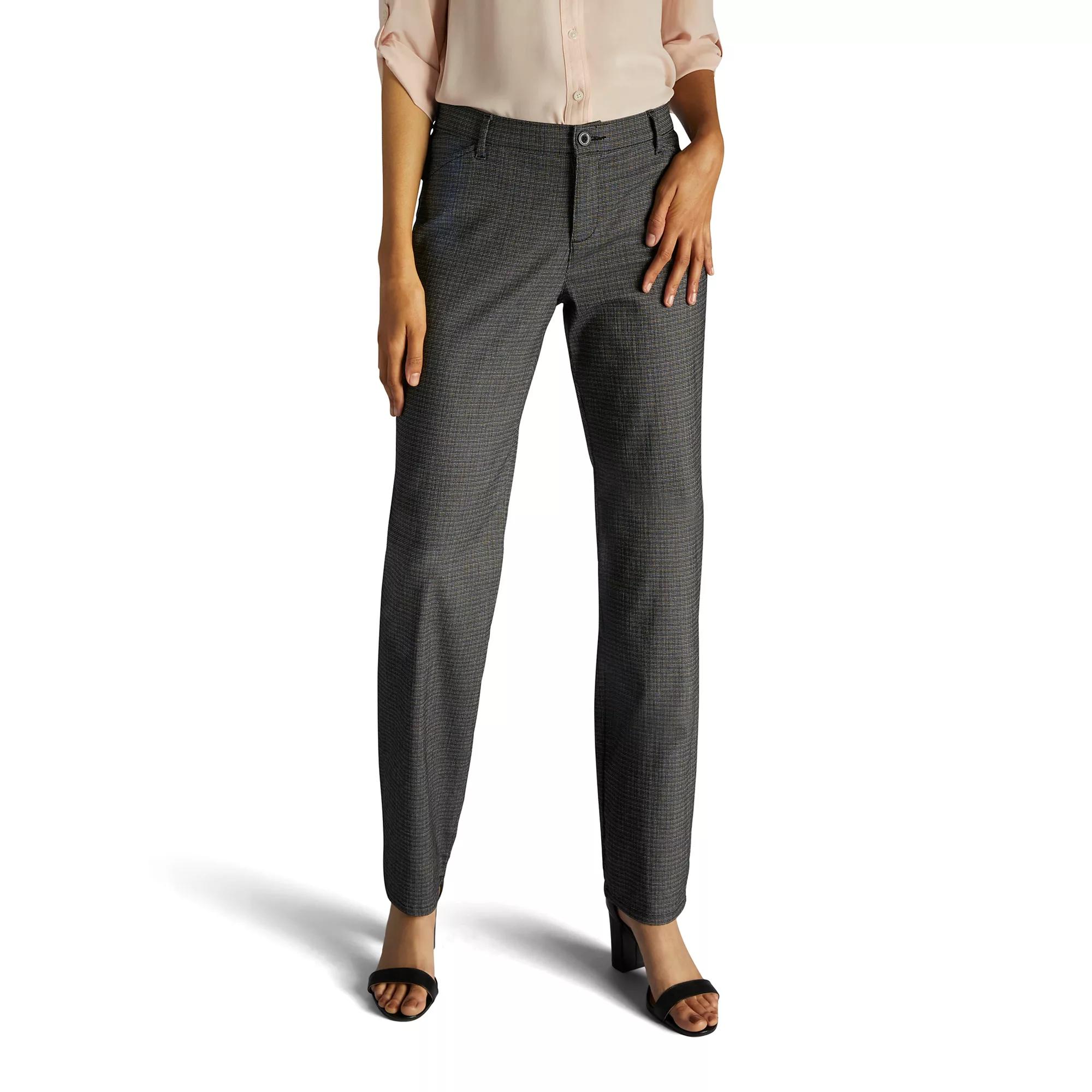 Women's Lee® Relaxed Fit Straight-Leg Twill Pants,  Product Image