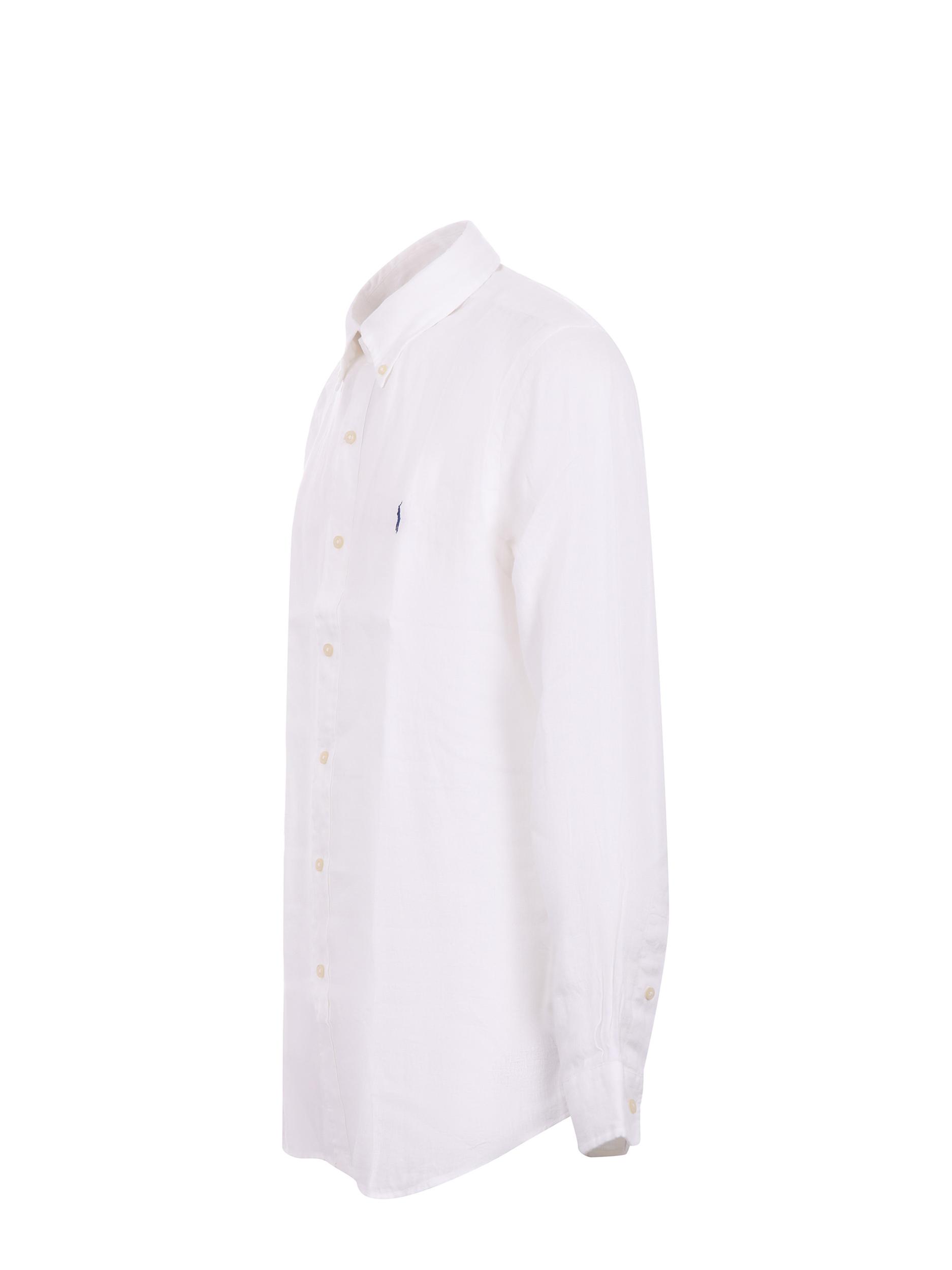 POLO RALPH LAUREN Long Sleeve Sport Shirt Clothing In White Product Image