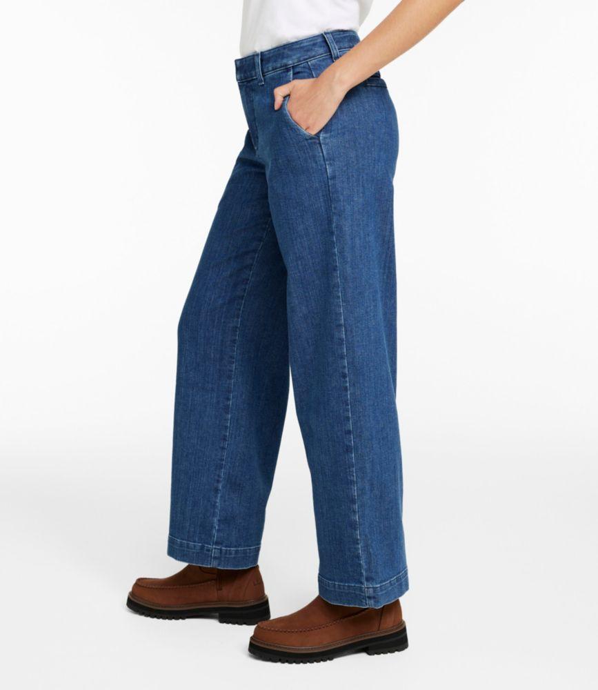 Women's True Shape Jeans, High-Rise Wide-Leg Trouser Product Image