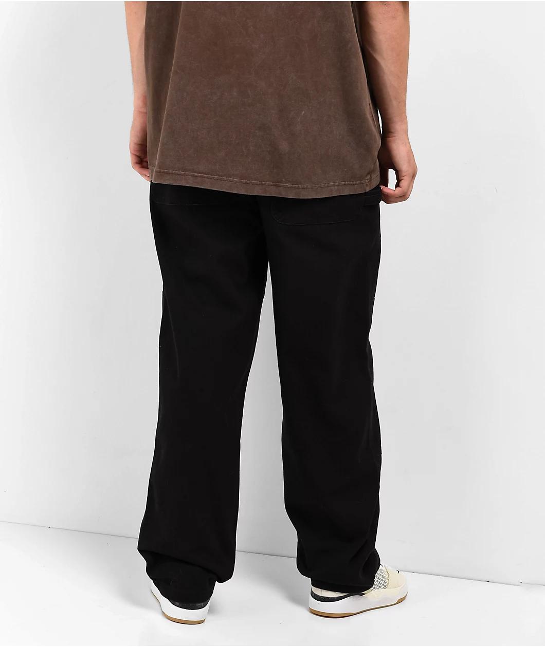 Empyre Black Canvas Carpenter Skate Pants Product Image
