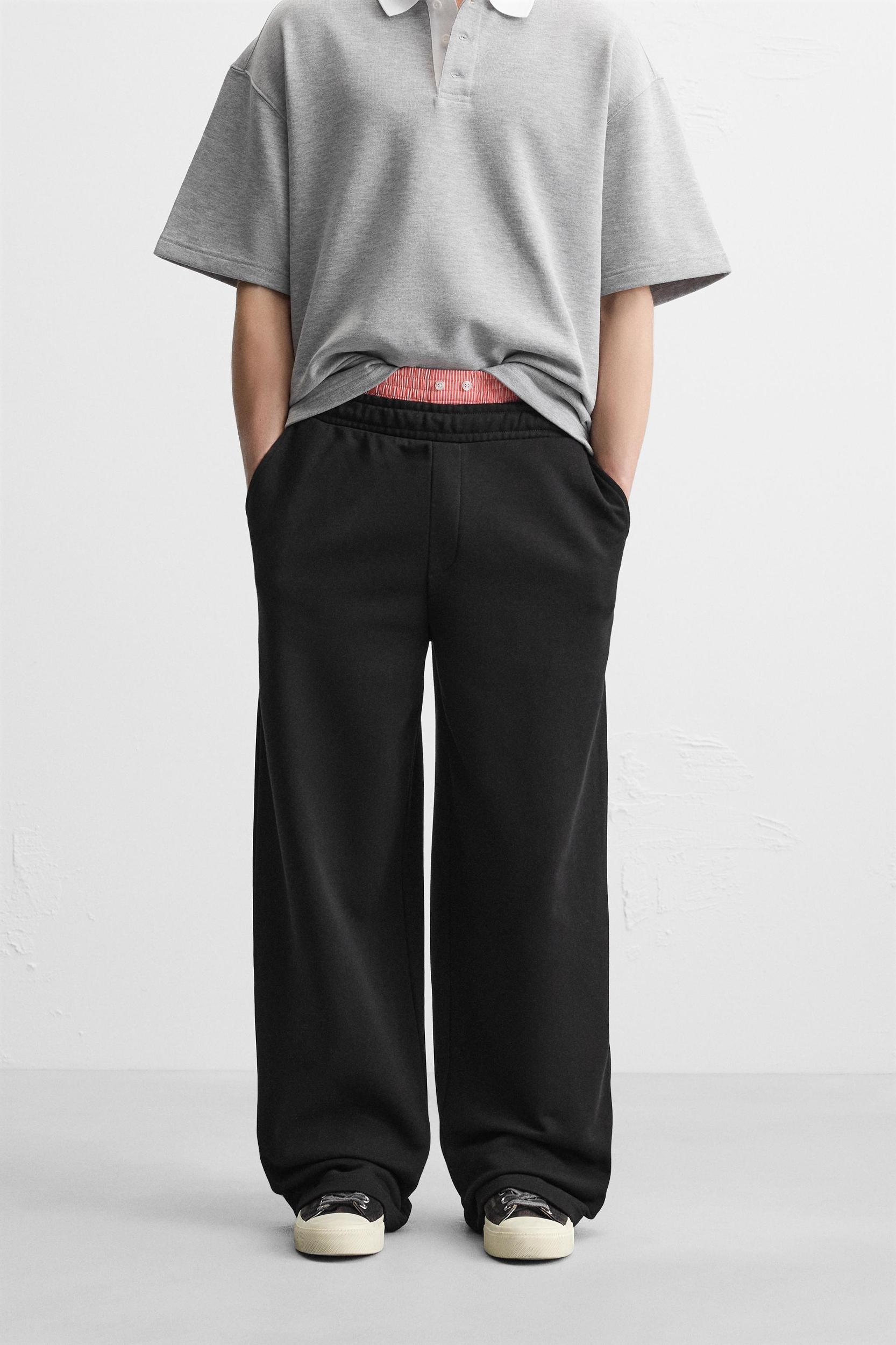 WIDE FIT JOGGER PANTS Product Image