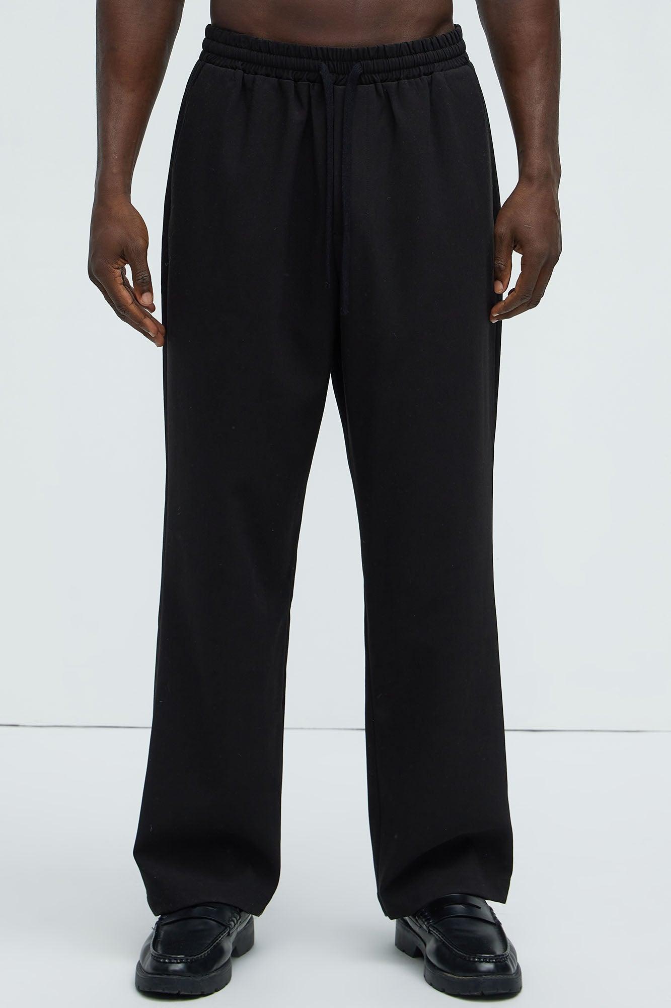 Ronan Straight Trousers - Black Product Image