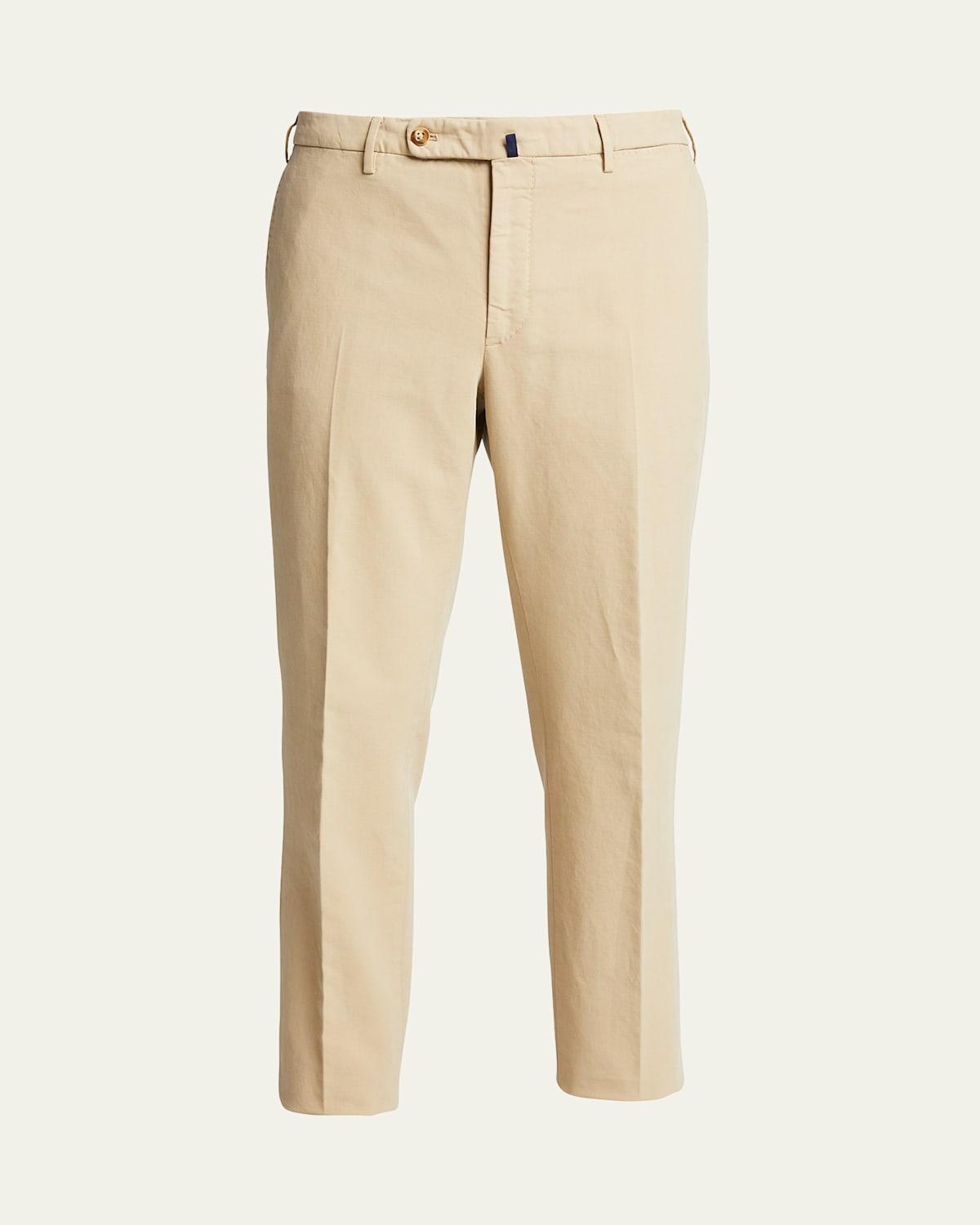 Mens Regular-Fit Doeskin Trousers Product Image