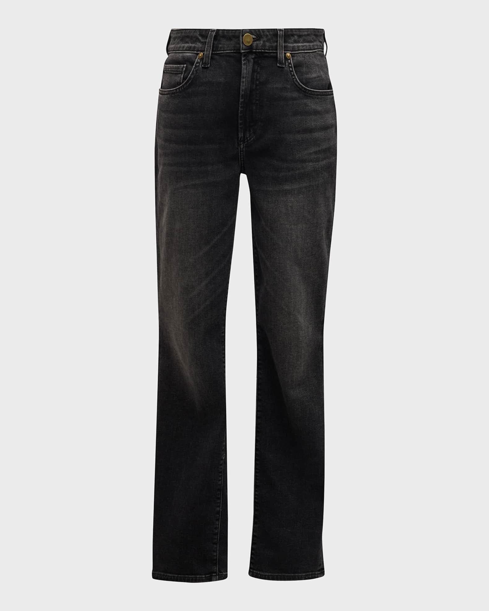 Mens Deniro Dark Wash Straight-Fit Jeans Product Image