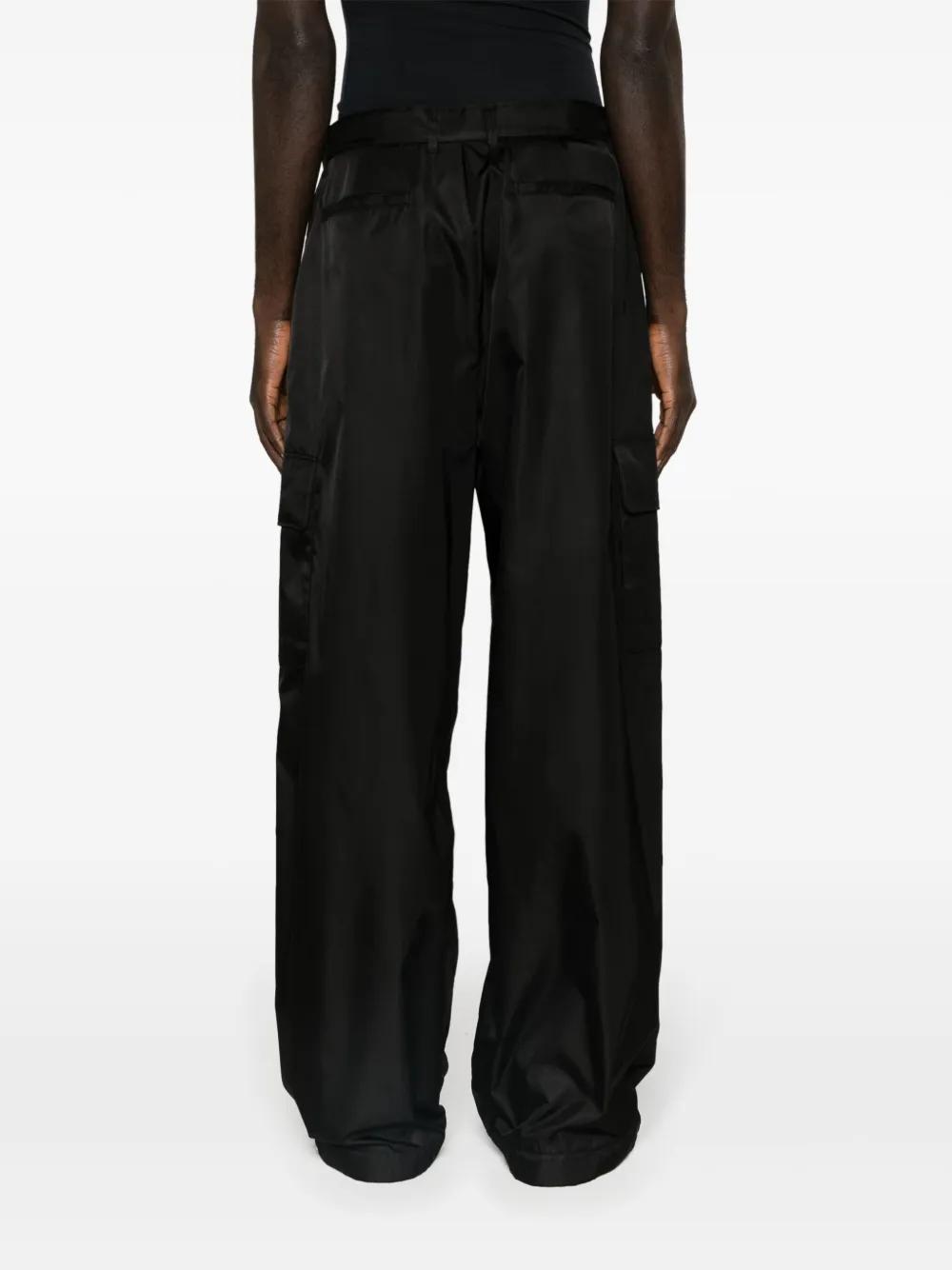 wide-leg cargo trousers Product Image