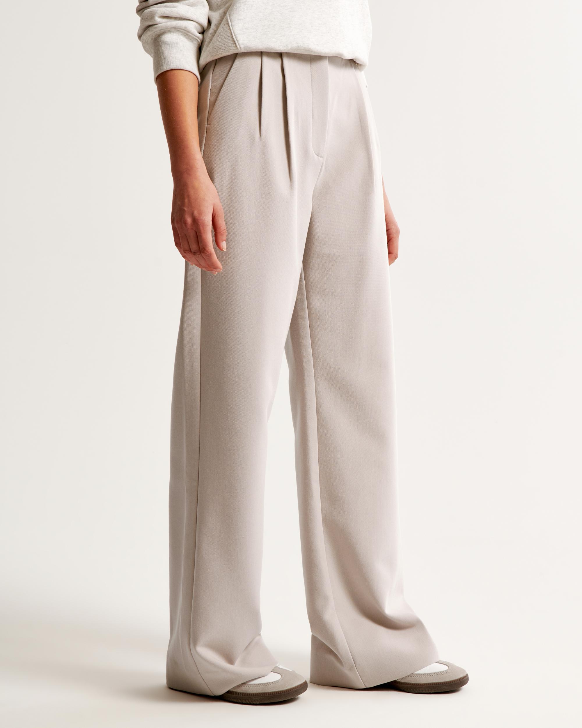 A&F Sloane Tailored Wide Leg Pant Product Image