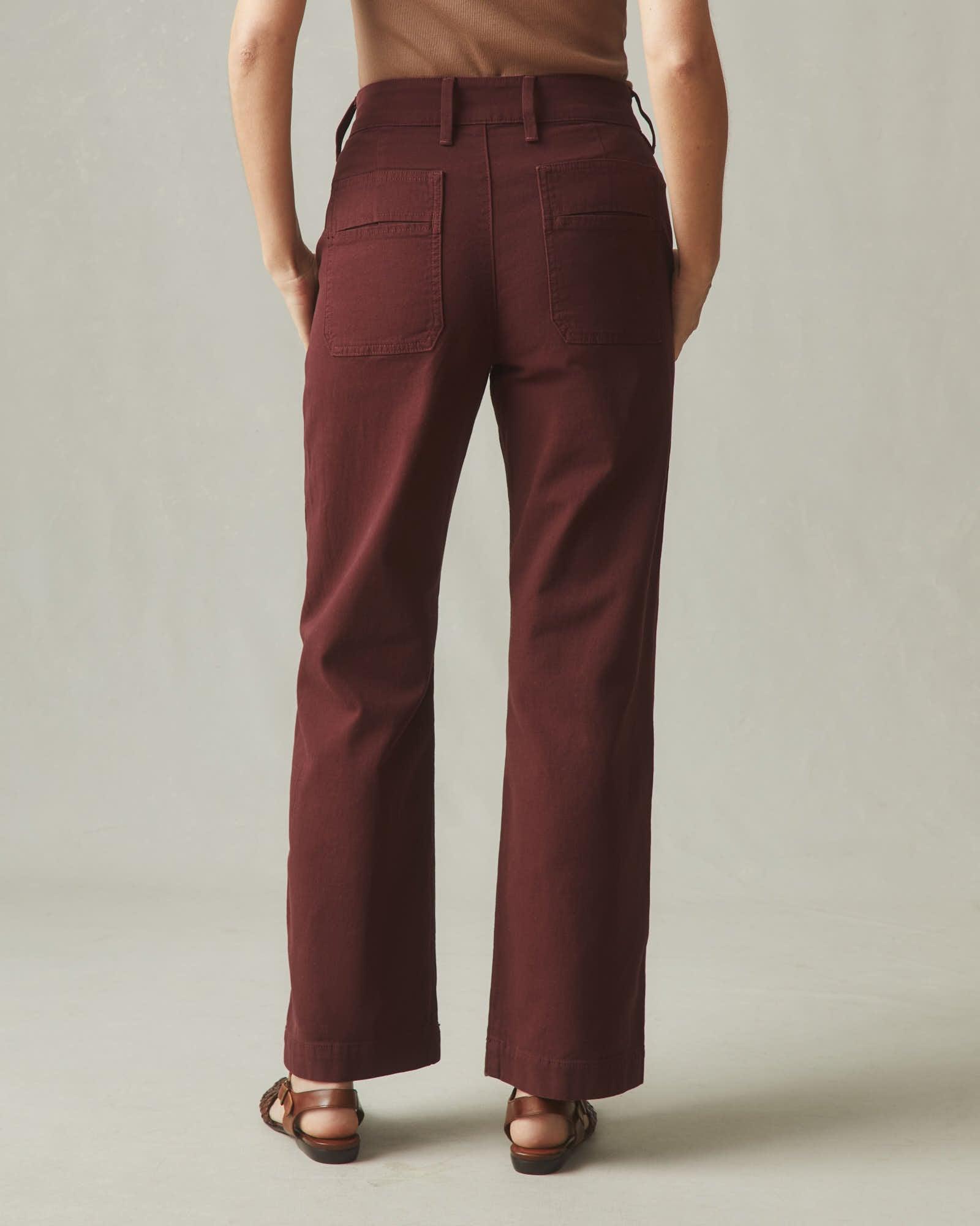 Women's Wide Leg Pant - Rum Raisin Product Image