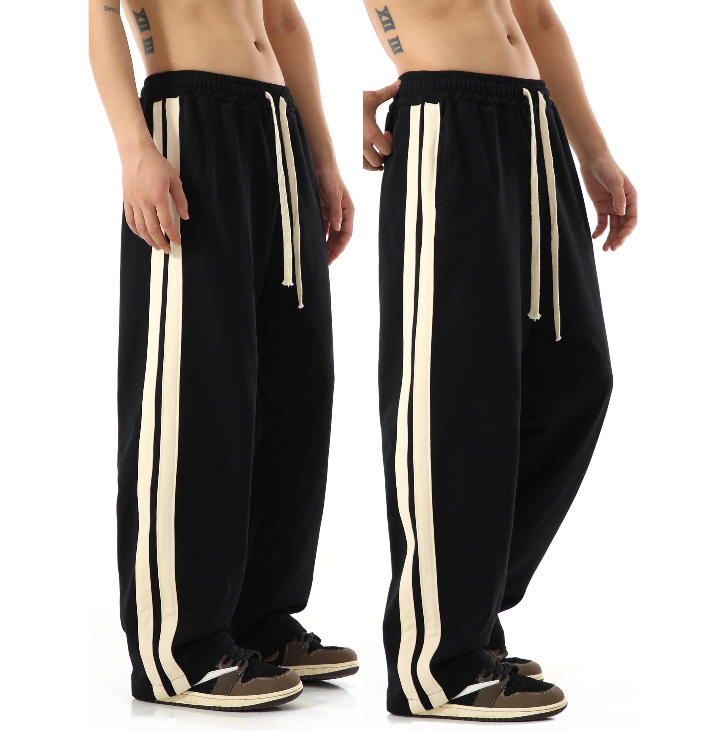 RT No. 9725 BLACK STRIPED PANTS Product Image
