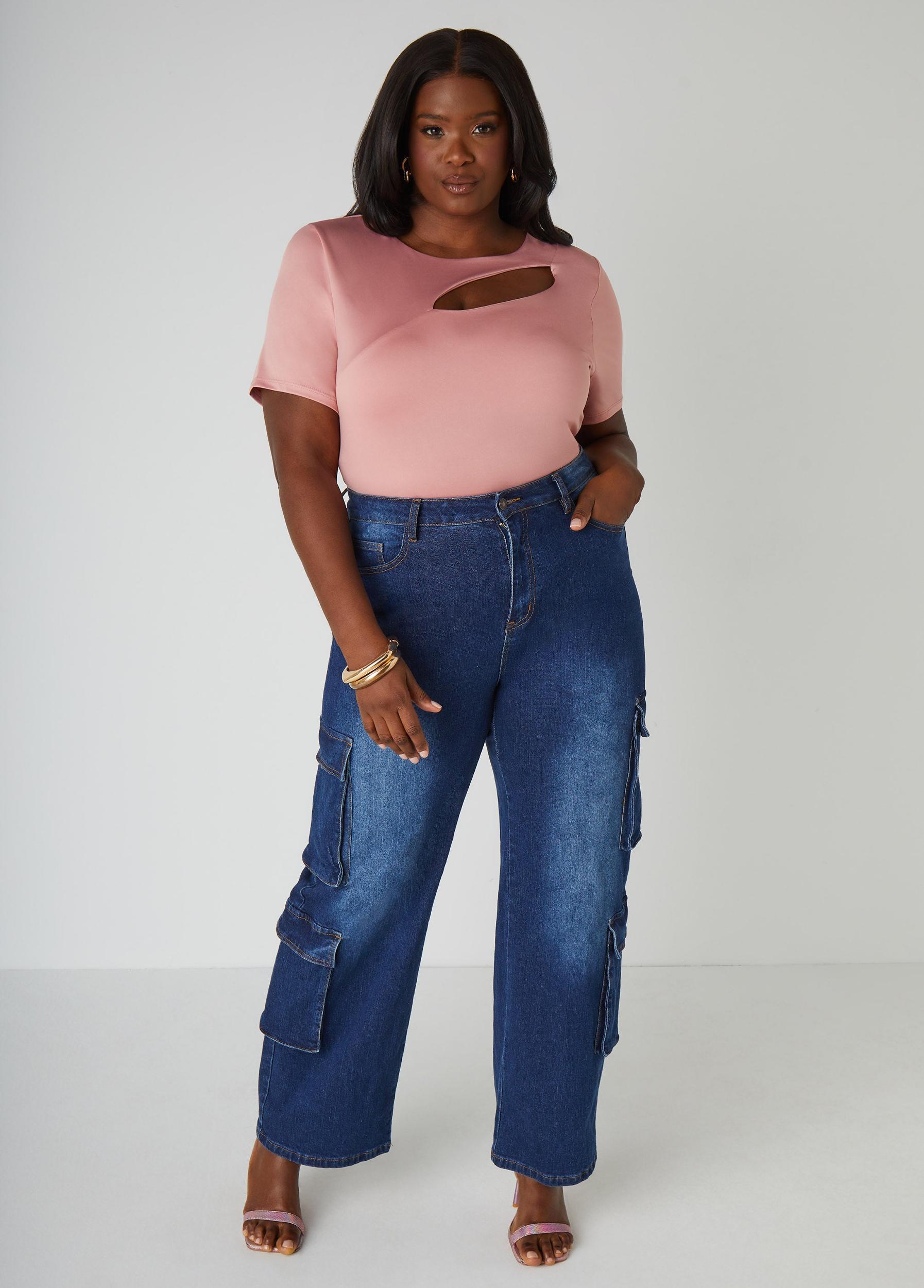 Cutout Stretch Knit Top Product Image