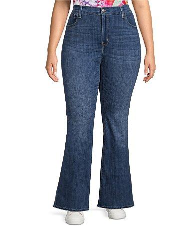 Levi's® Women's Plus Size 726™ High-Rise Flare Jeans - Medium Indigo Worn In 22 Product Image