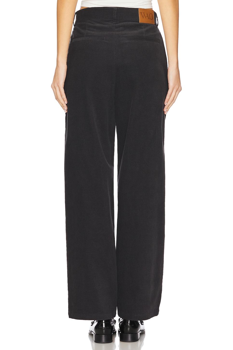 Wide Leg Pleated Corduroy Pant WAO Product Image