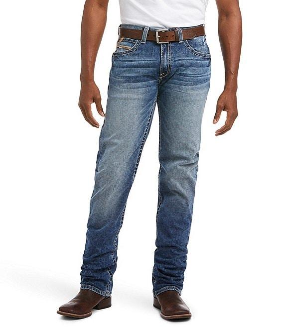 Ariat M4 Low Rise Stretch Longspur Stackable Straight Leg Jeans Product Image