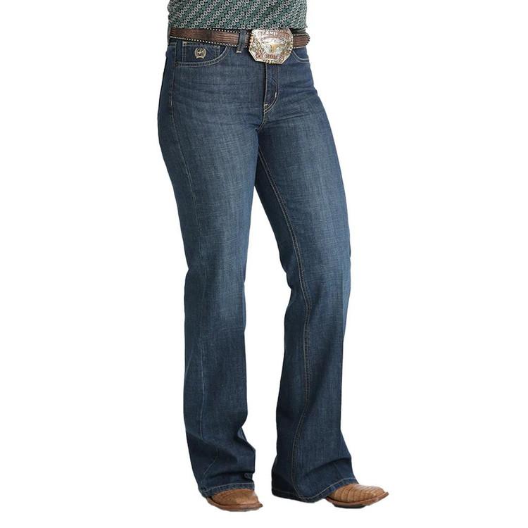 SALE Cinch® Ladies' Tatum HR Dark Stone Trouser Jeans Product Image