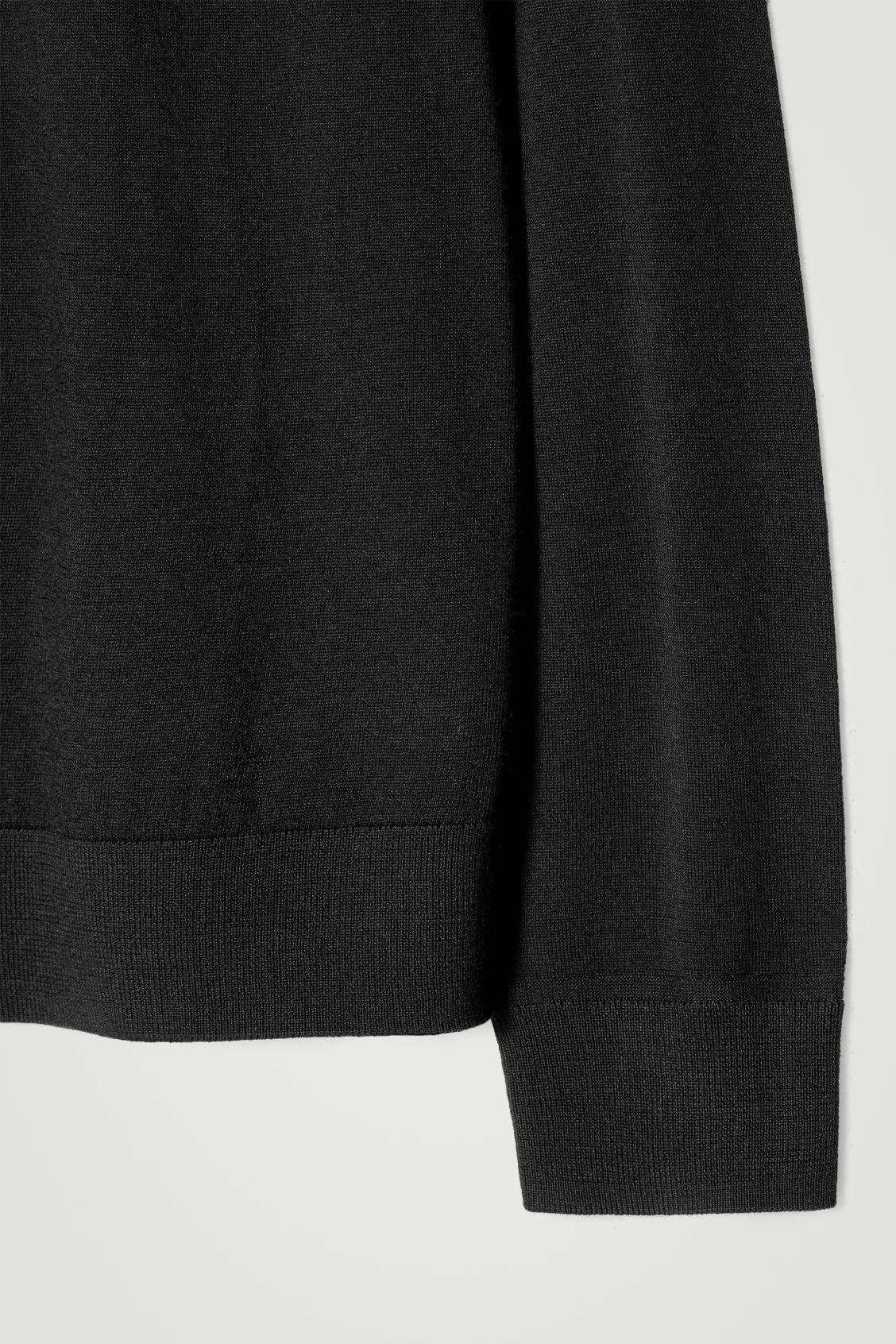 SLIM MERINO WOOL CREW-NECK SWEATER Product Image