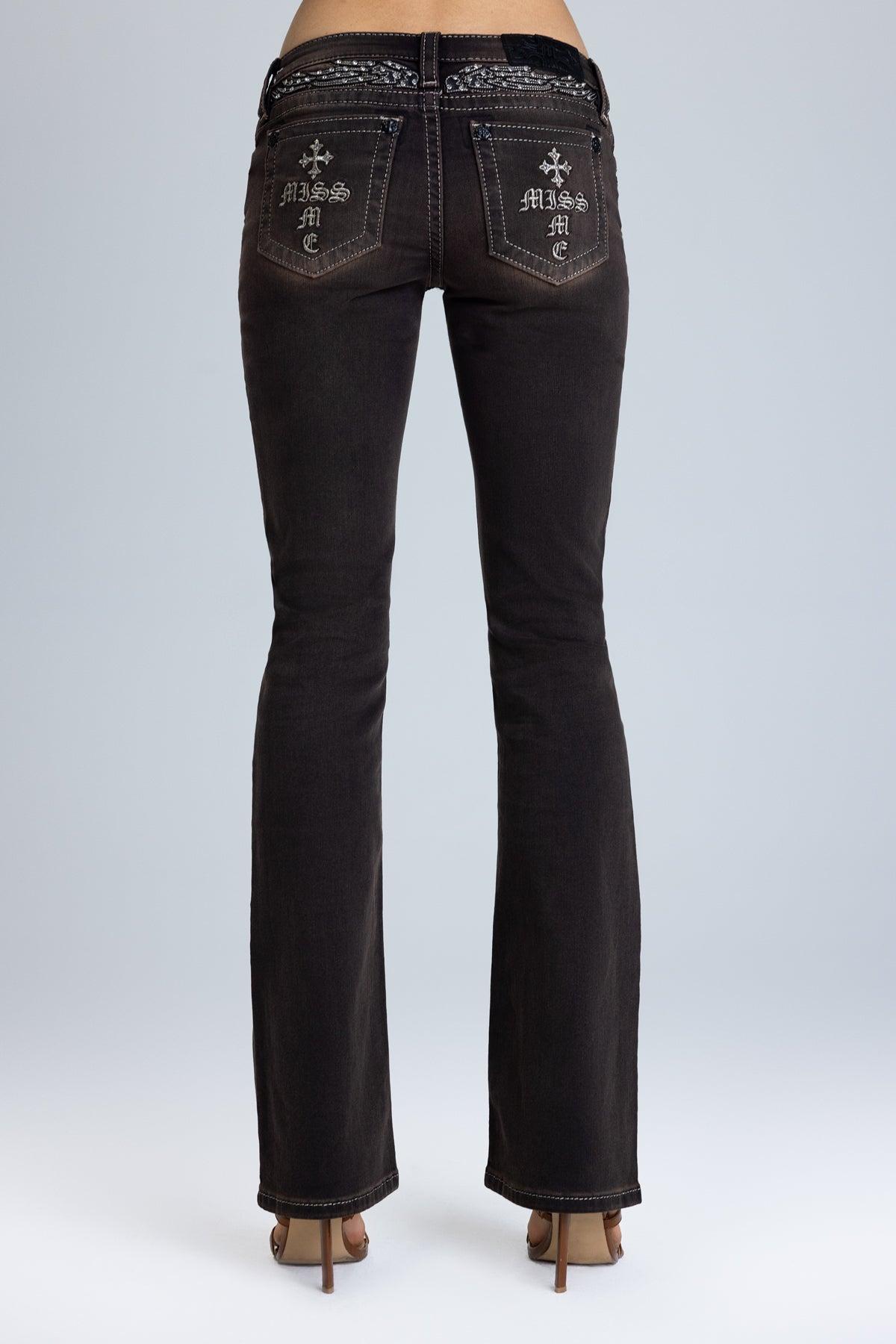 Gabbriette Low Rise Bootcut Jeans Product Image