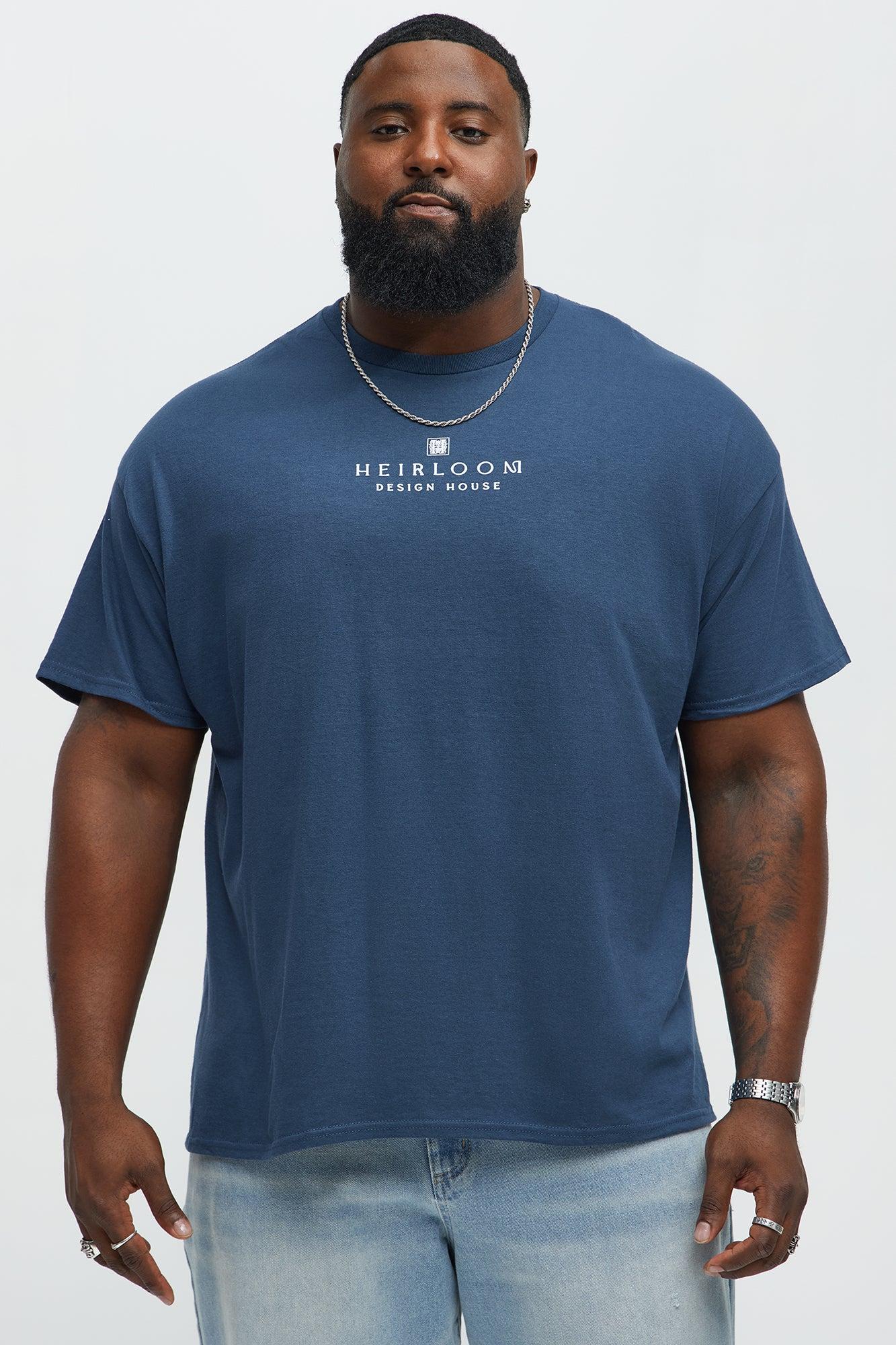 Heirloom Design House Short Sleeve Tee - Blue Male Product Image