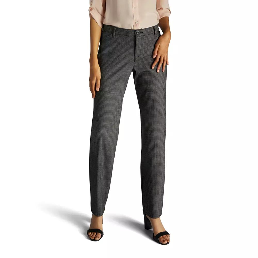 Women's Lee® Relaxed Fit Straight-Leg Twill Pants,  Product Image