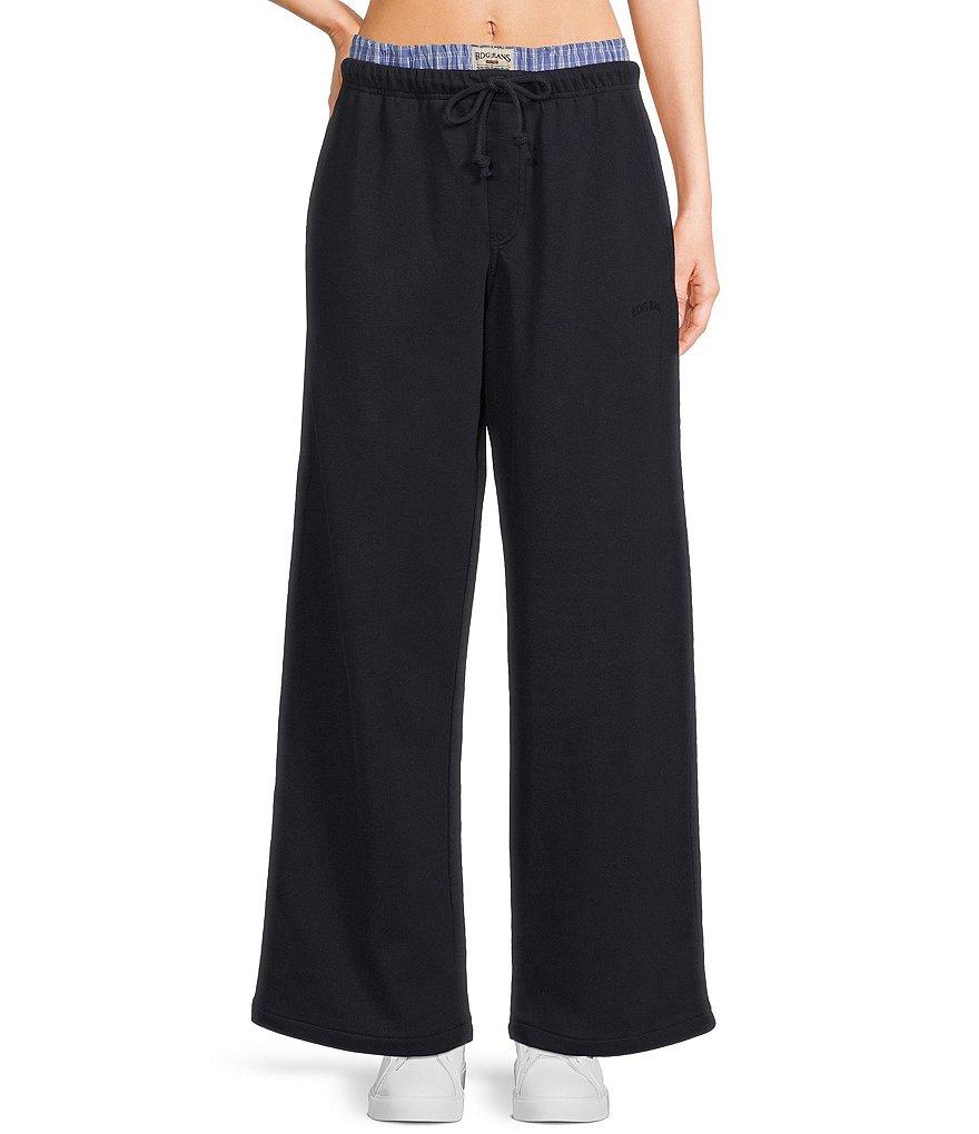 BDG Urban Outfitters Wide Leg Fleece Jogger Pants Product Image