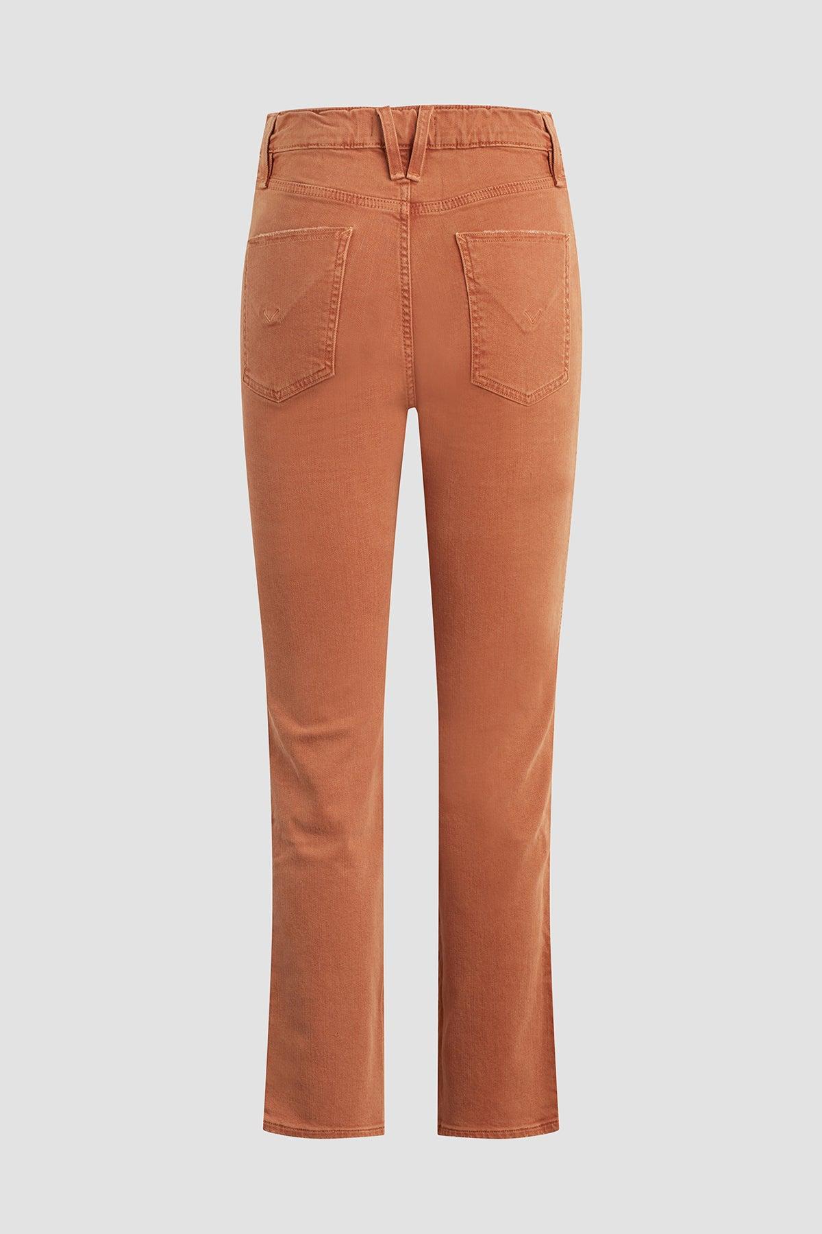 Remi High-Rise Elastic Waist Straight Ankle Jean Female Product Image