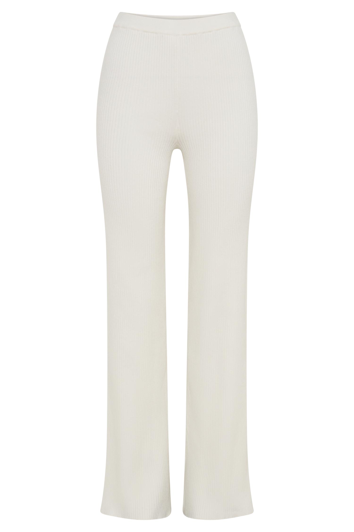 Calypso Knit Trousers - Ivory Product Image