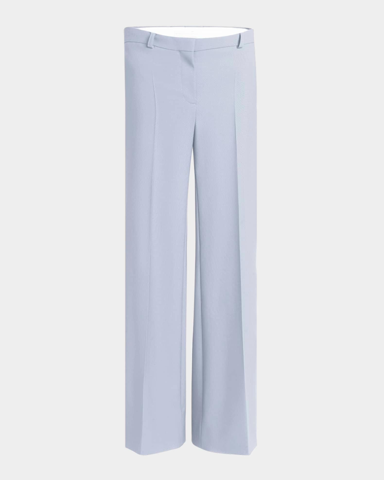 Flared Suiting Wool Trousers Product Image