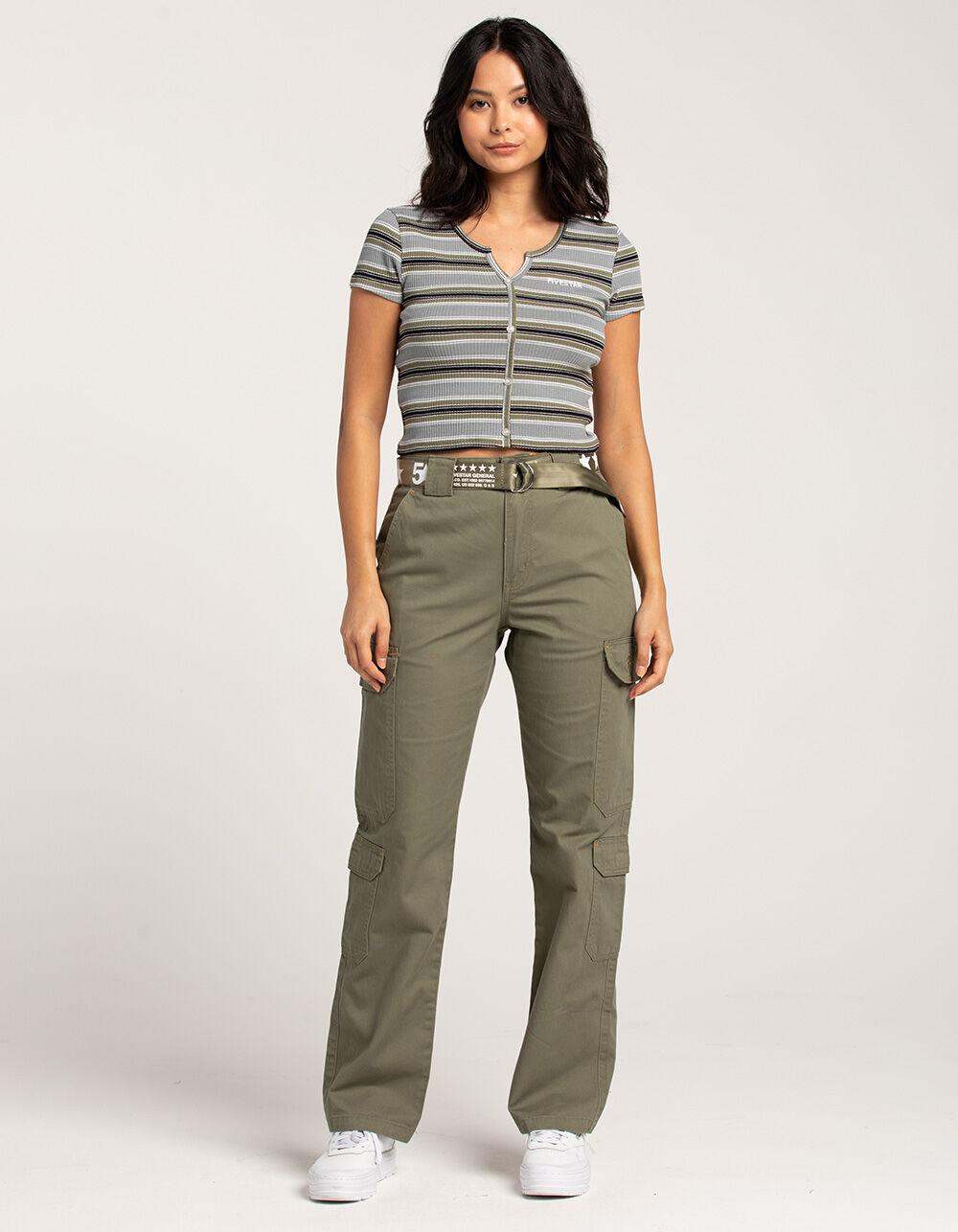 FIVESTAR GENERAL CO. Sierra Womens Cargo Pants - OLIVE Product Image