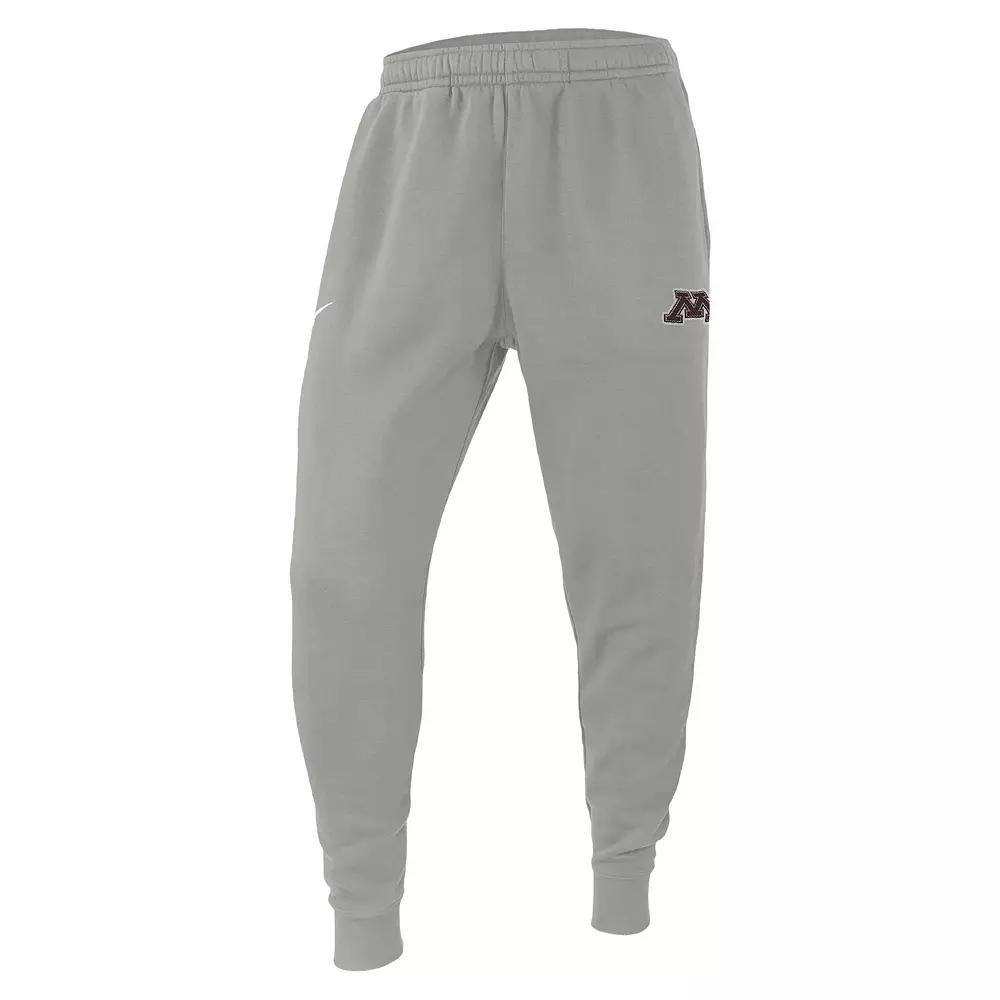 Men's Pewter Minnesota Golden Gophers Changeover Club Fleece Jogger Pants,  Product Image