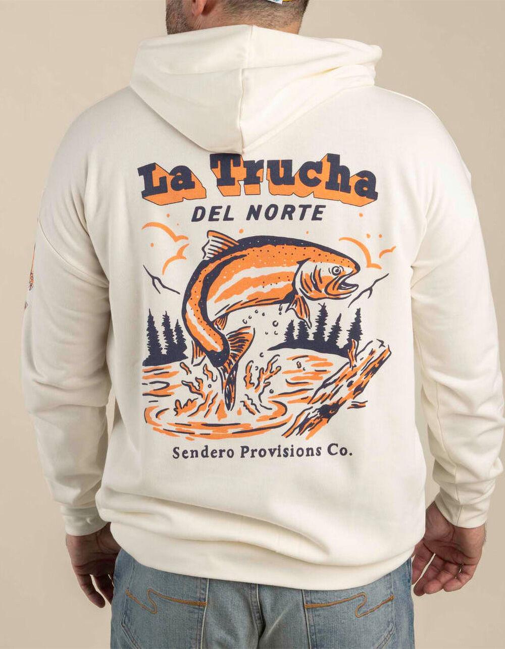 SENDERO PROVISIONS CO. Del Norte Mens Hoodie - CREAM Product Image