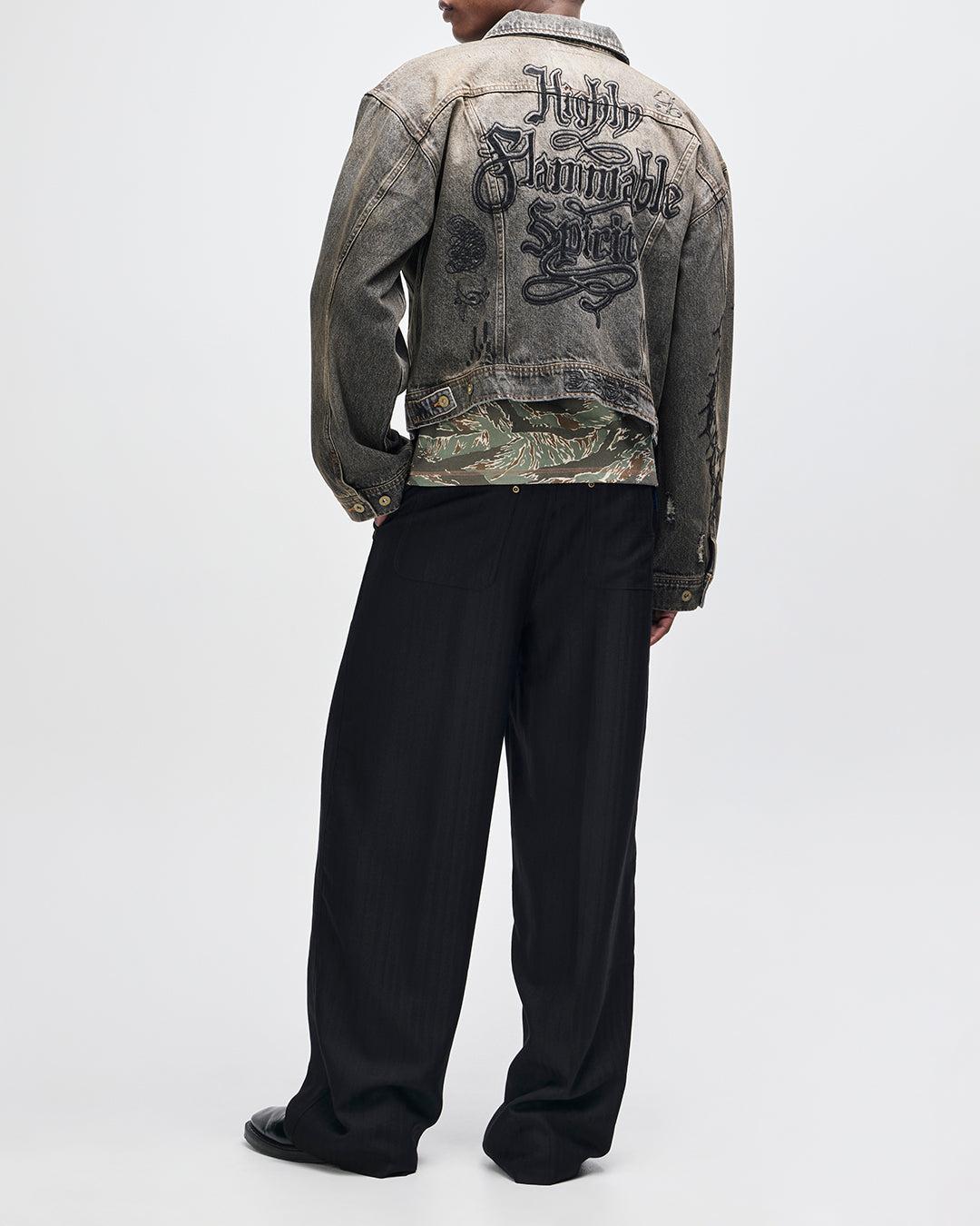 Mephistopheles Noir Jacket - Dirty Anthracite Product Image