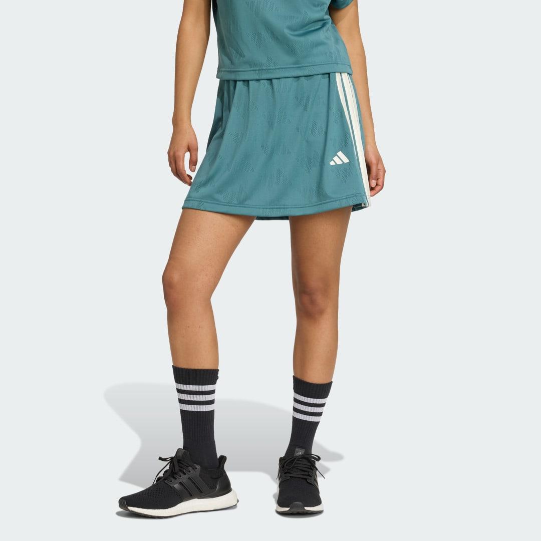 Stadium 3-Stripes Tennis Inspired Jacquard Skirt With Short Product Image