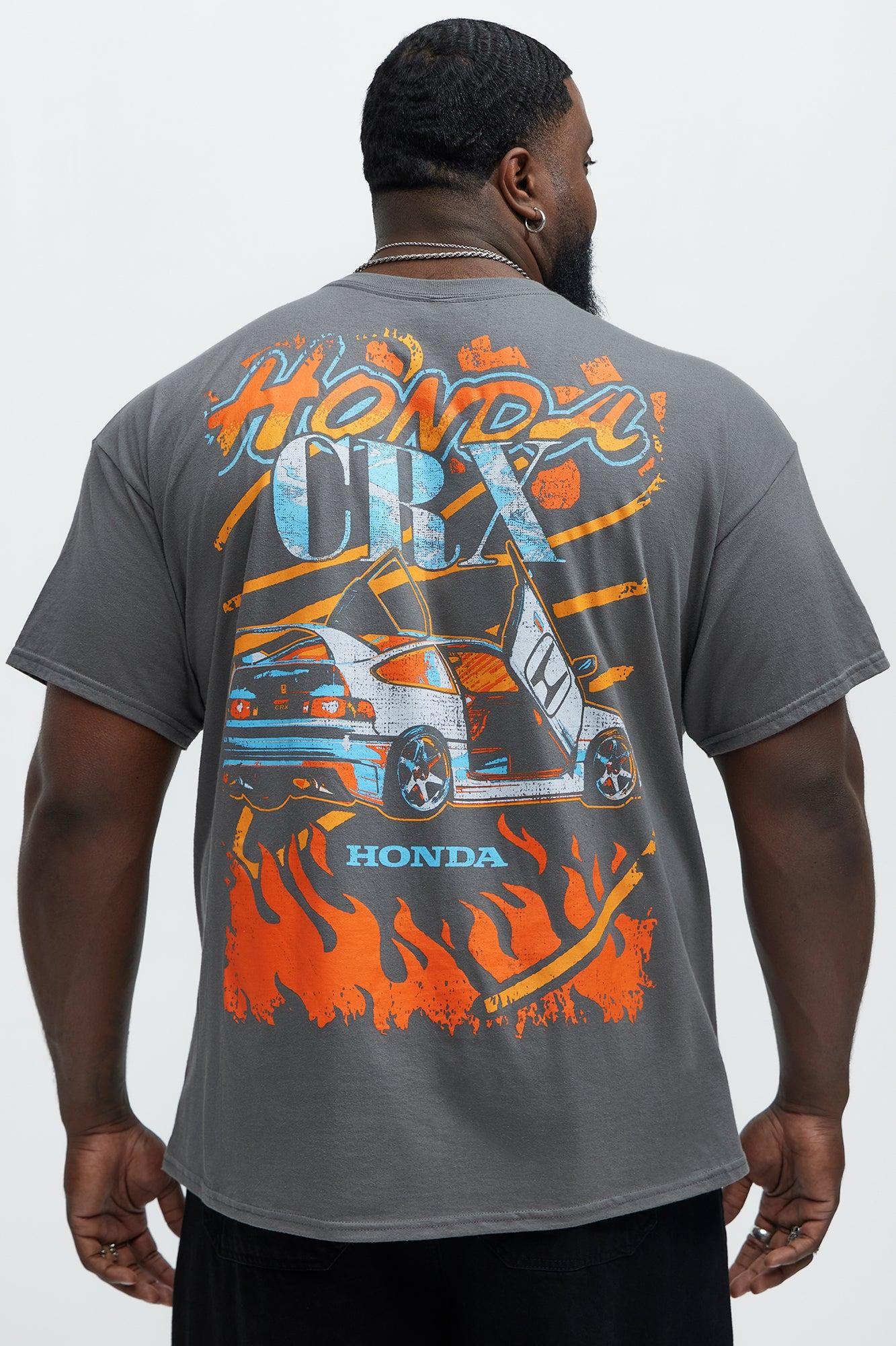 Honda Racing CRX Short Sleeve Tee - Charcoal Product Image