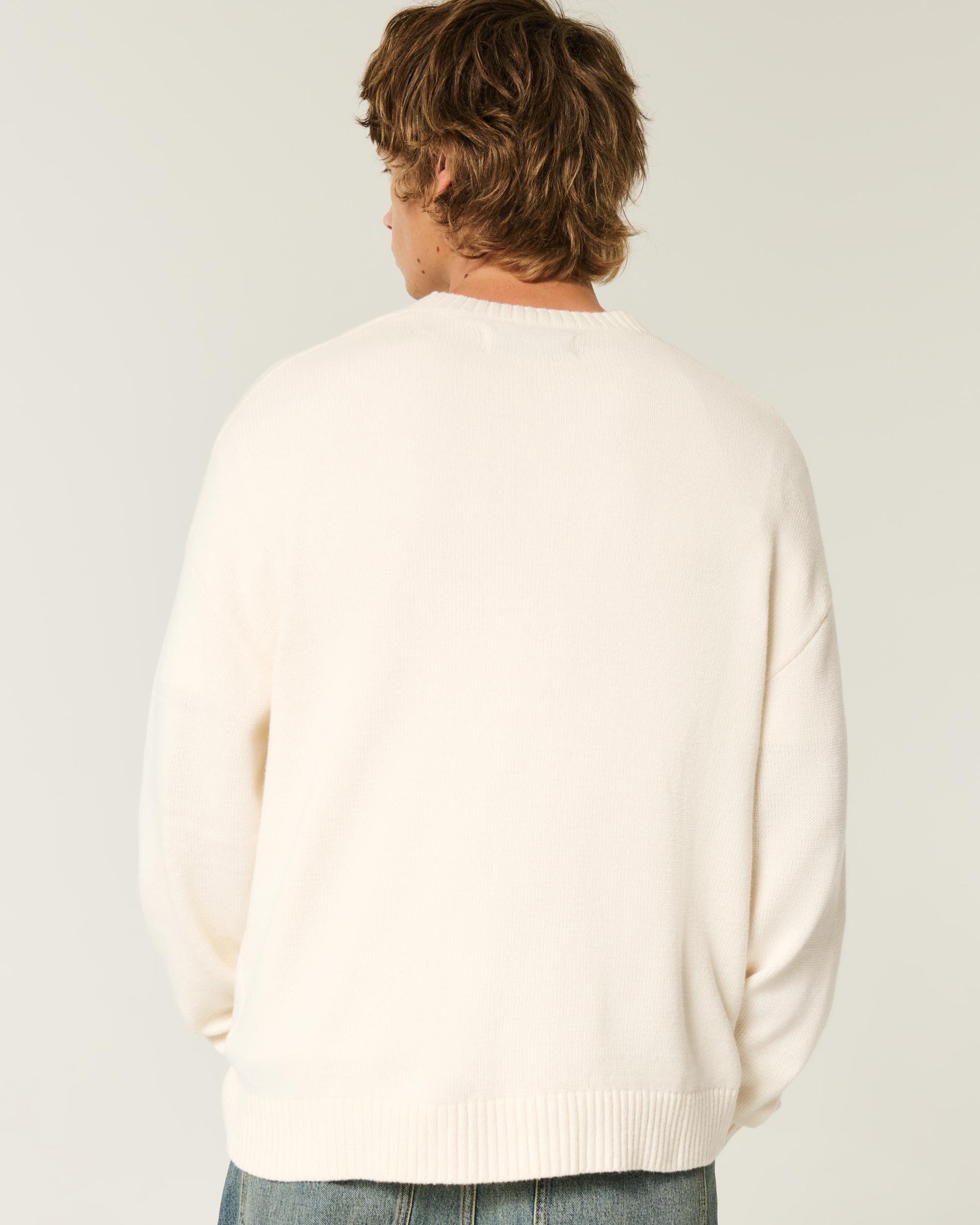 Boxy Logo Crew Sweater Product Image