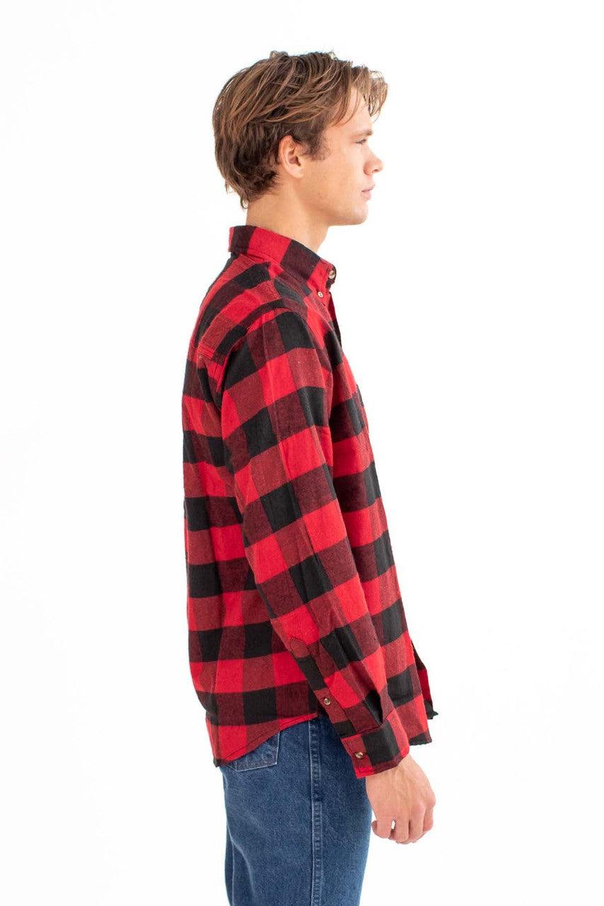 1 Pocket Buffalo Flannel Button Up Shirt Product Image